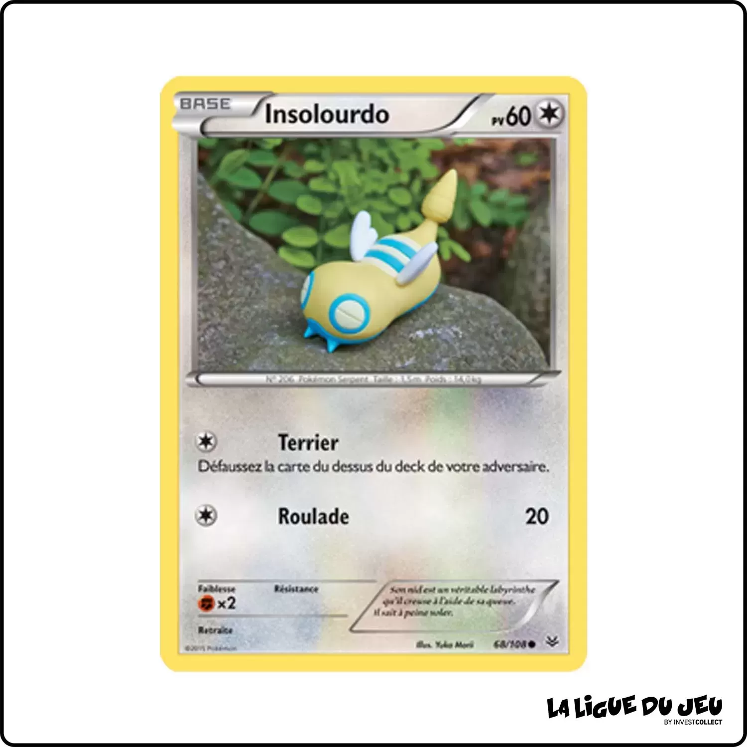 Commune - Pokemon - Ciel Rugissant - Insolourdo 68/108 Pokemon Company - 1