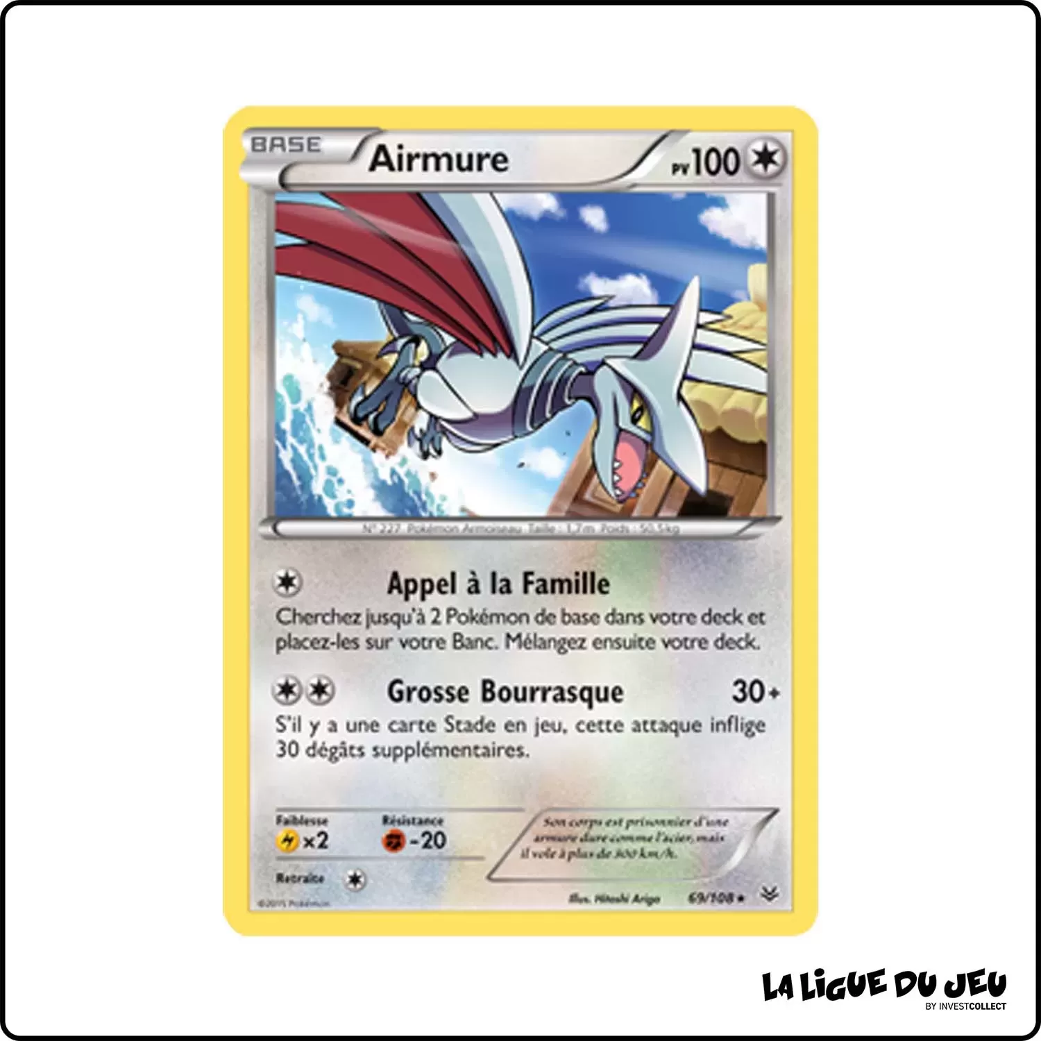 Rare - Pokemon - Ciel Rugissant - Airmure 69/108 Pokemon Company - 1