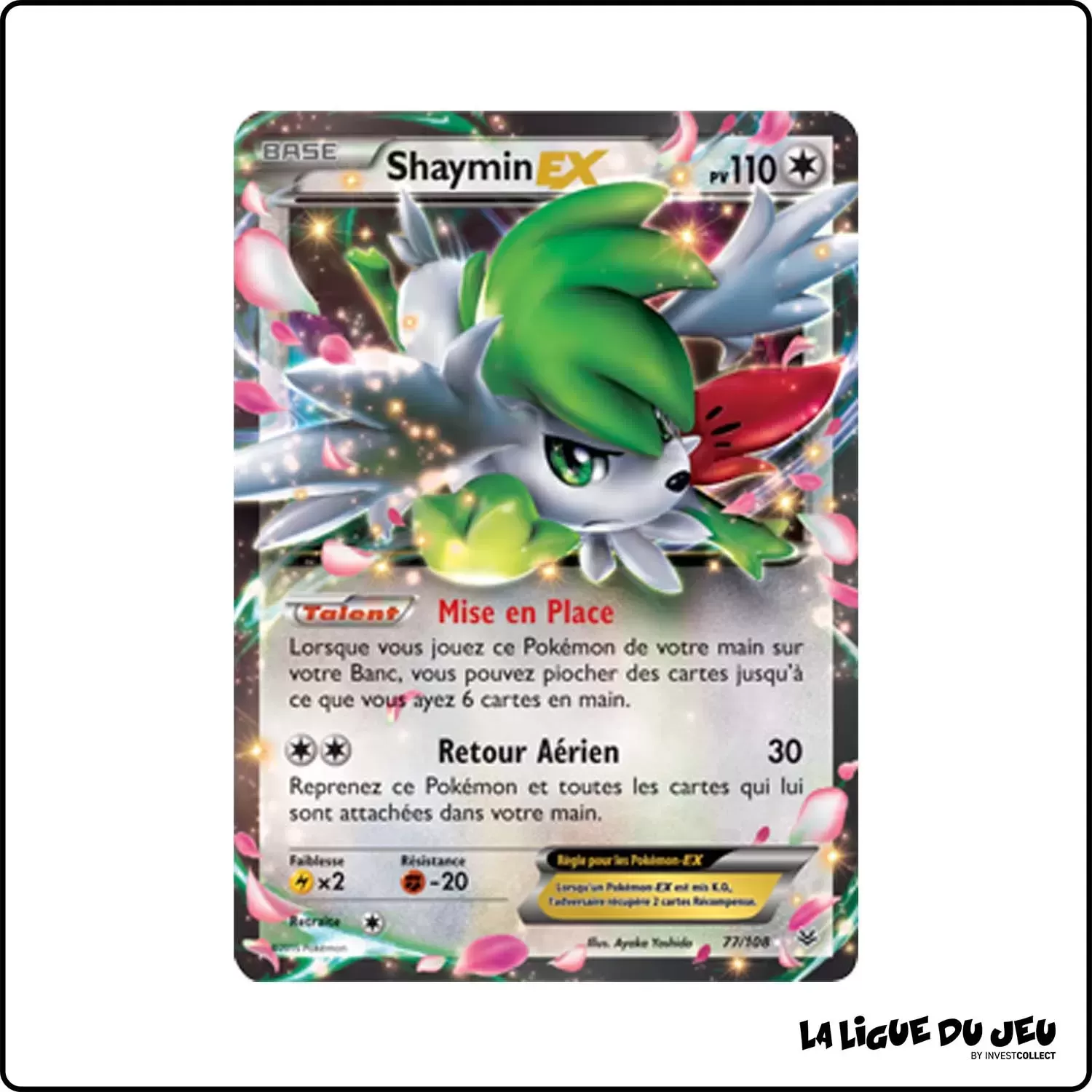 Ultra - Pokemon - Ciel Rugissant - Shaymin-EX 77/108 Pokemon Company - 1