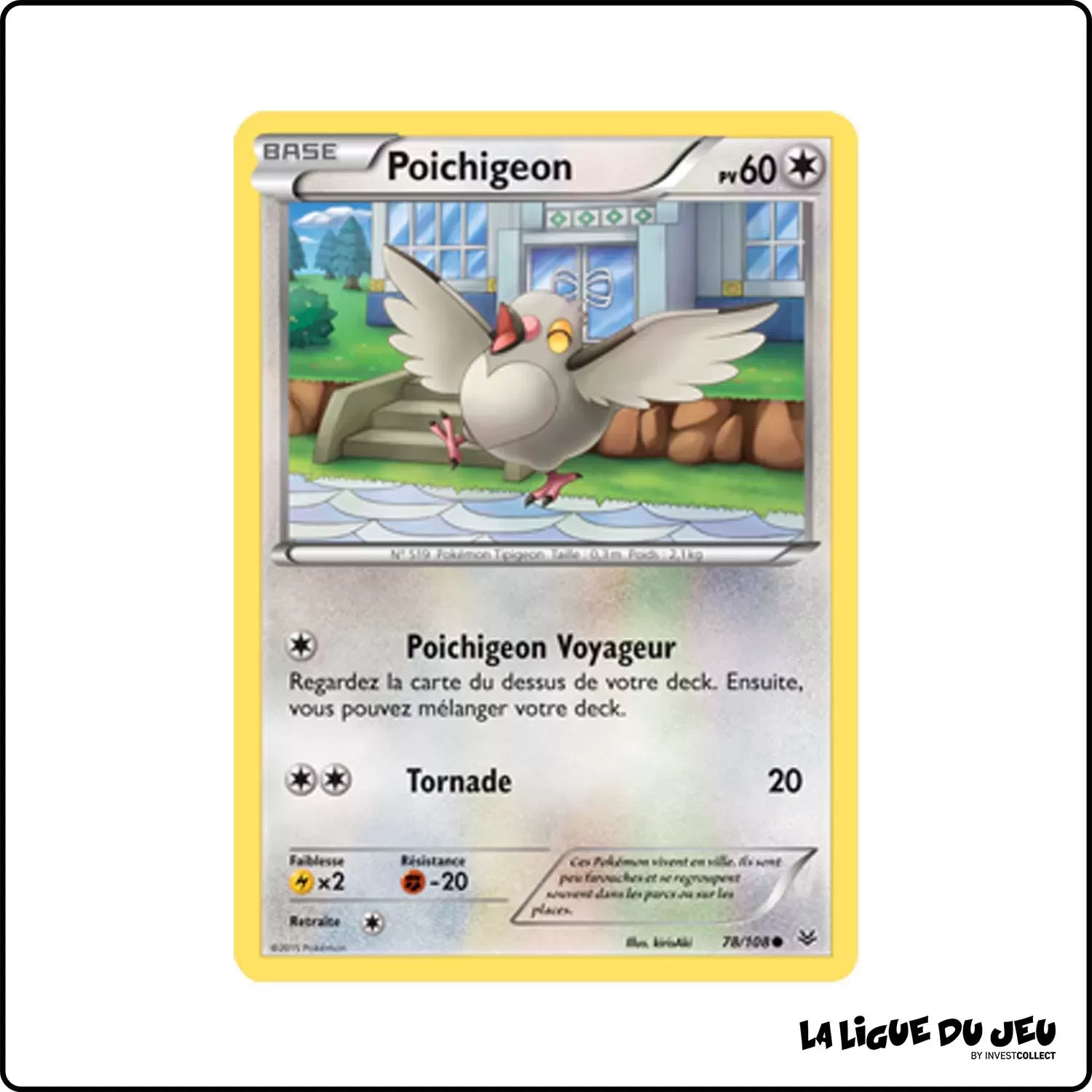 Commune - Pokemon - Ciel Rugissant - Poichigeon 78/108 Pokemon Company - 1