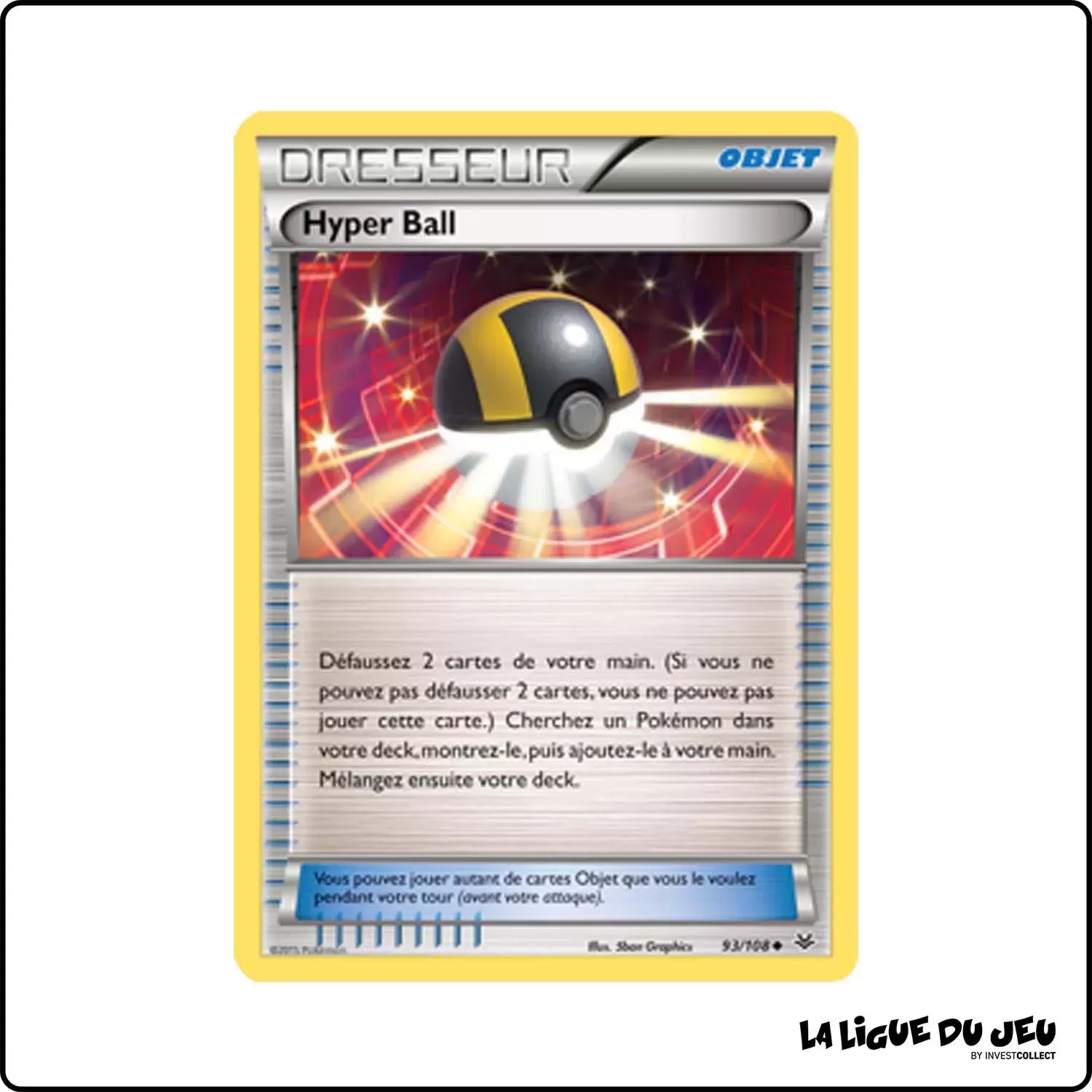 Peu commune - Pokemon - Ciel Rugissant - Hyper Ball 93/108 Pokemon Company - 1