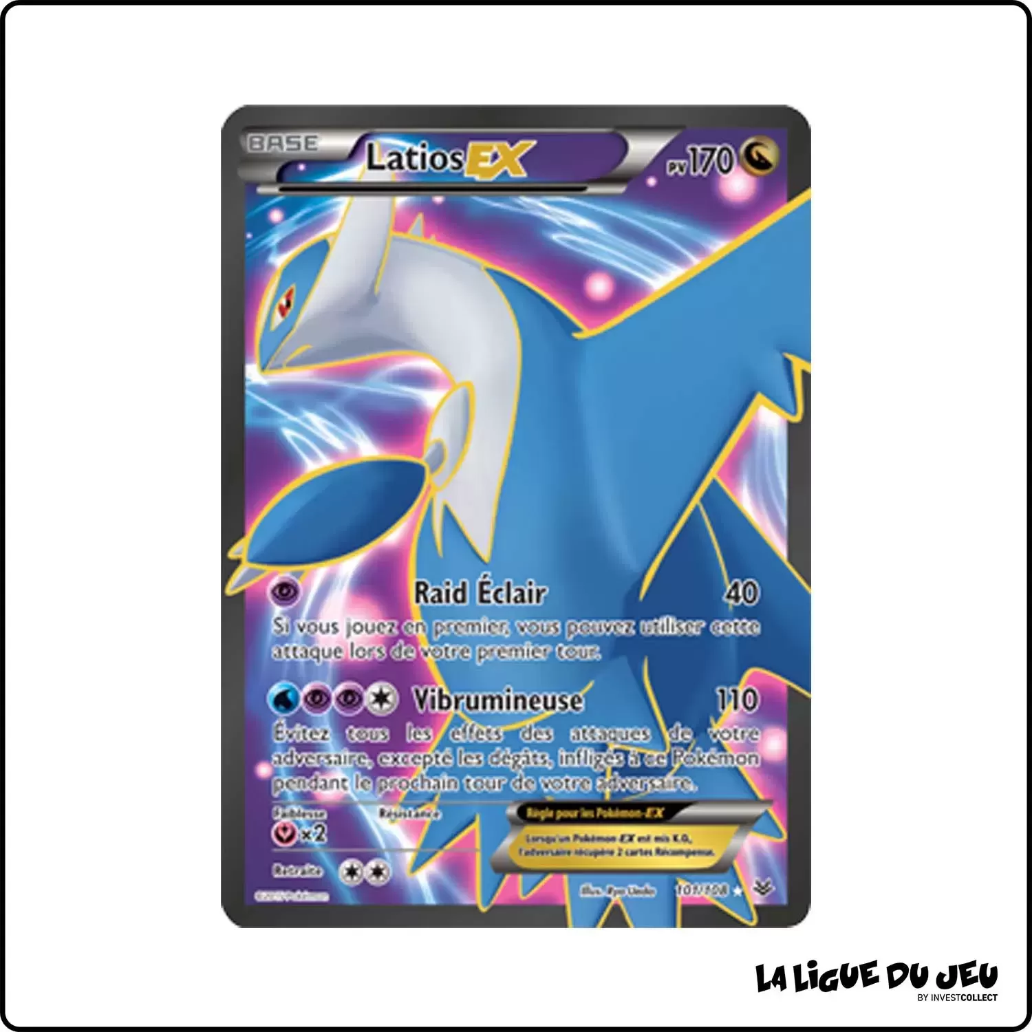 Ultra - Pokemon - Ciel Rugissant - Latios-EX 101/108 Pokemon Company - 1