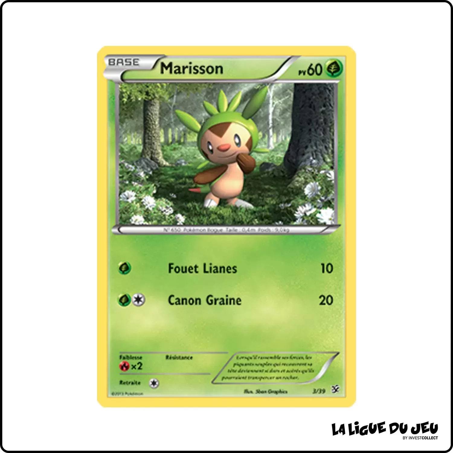 Commune - Pokemon - XY Bienvenue à Kalos - Marisson 3/39 Pokemon Company - 1