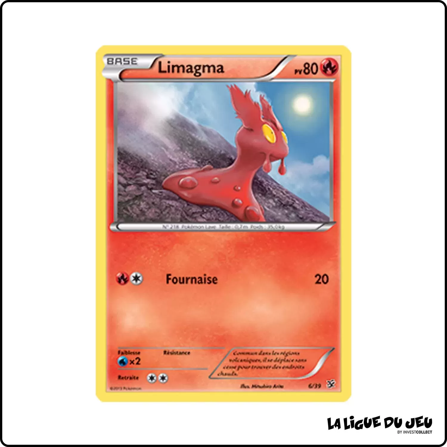 Commune - Pokemon - XY Bienvenue à Kalos - Limagma 6/39 Pokemon Company - 1