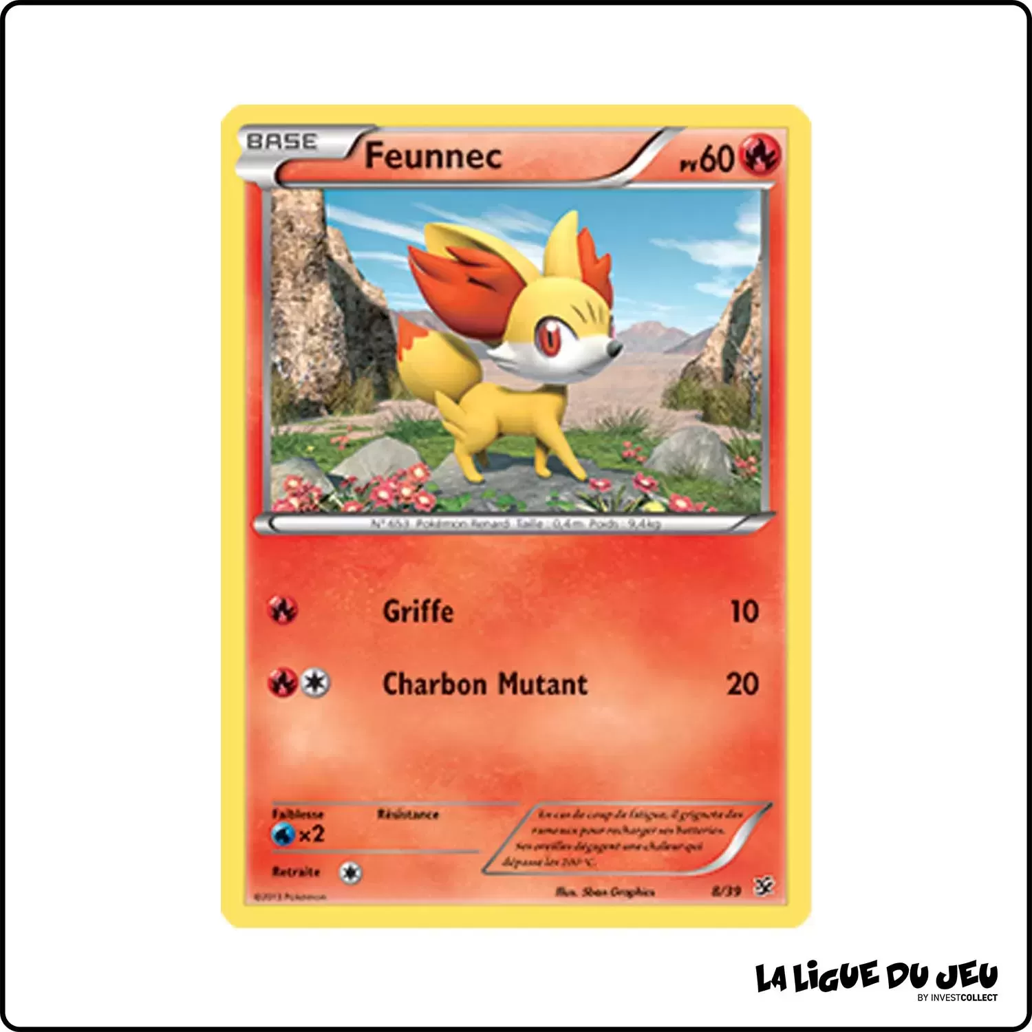 Commune - Pokemon - XY Bienvenue à Kalos - Feunnec 8/39 Pokemon Company - 1