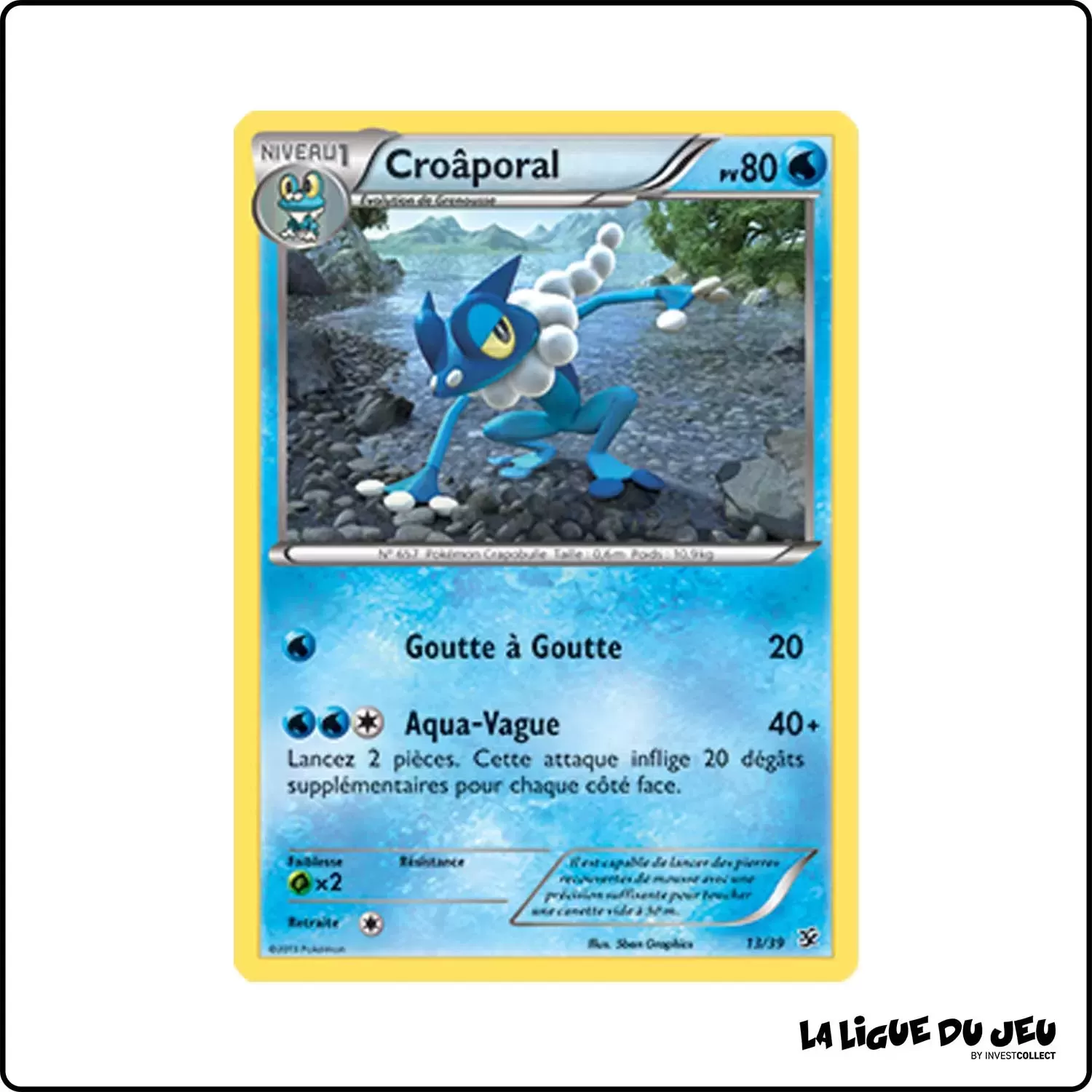 Commune - Pokemon - XY Bienvenue à Kalos - Croâporal 13/39 Pokemon Company - 1