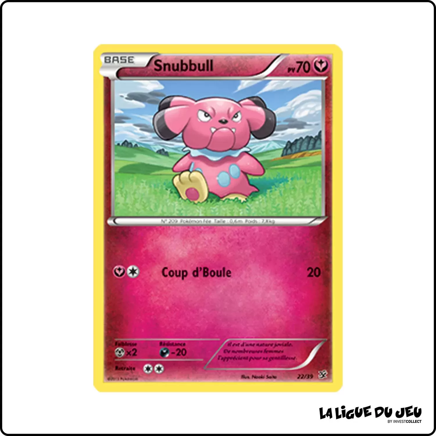 Commune - Pokemon - XY Bienvenue à Kalos - Snubbull 22/39 Pokemon Company - 1