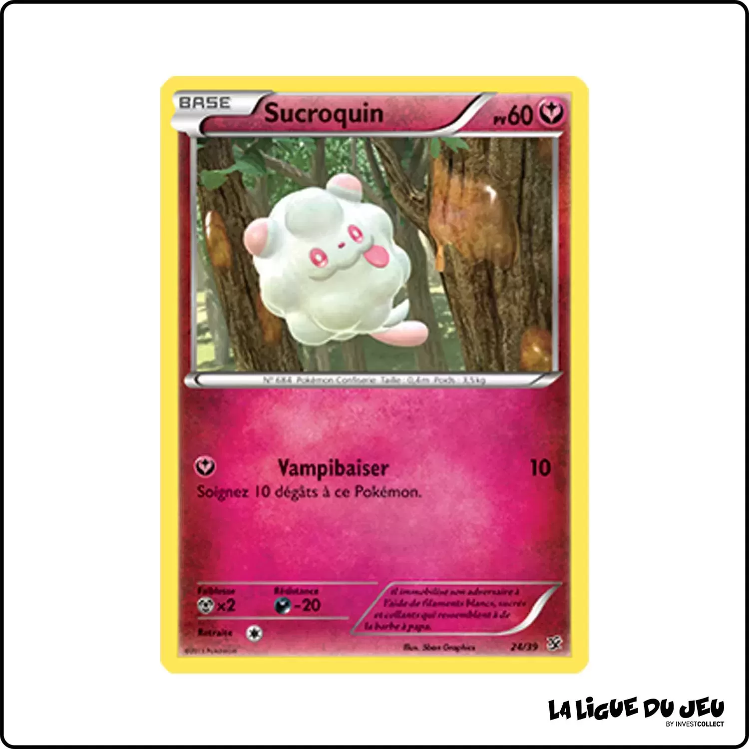 Commune - Pokemon - XY Bienvenue à Kalos - Sucroquin 24/39 Pokemon Company - 1