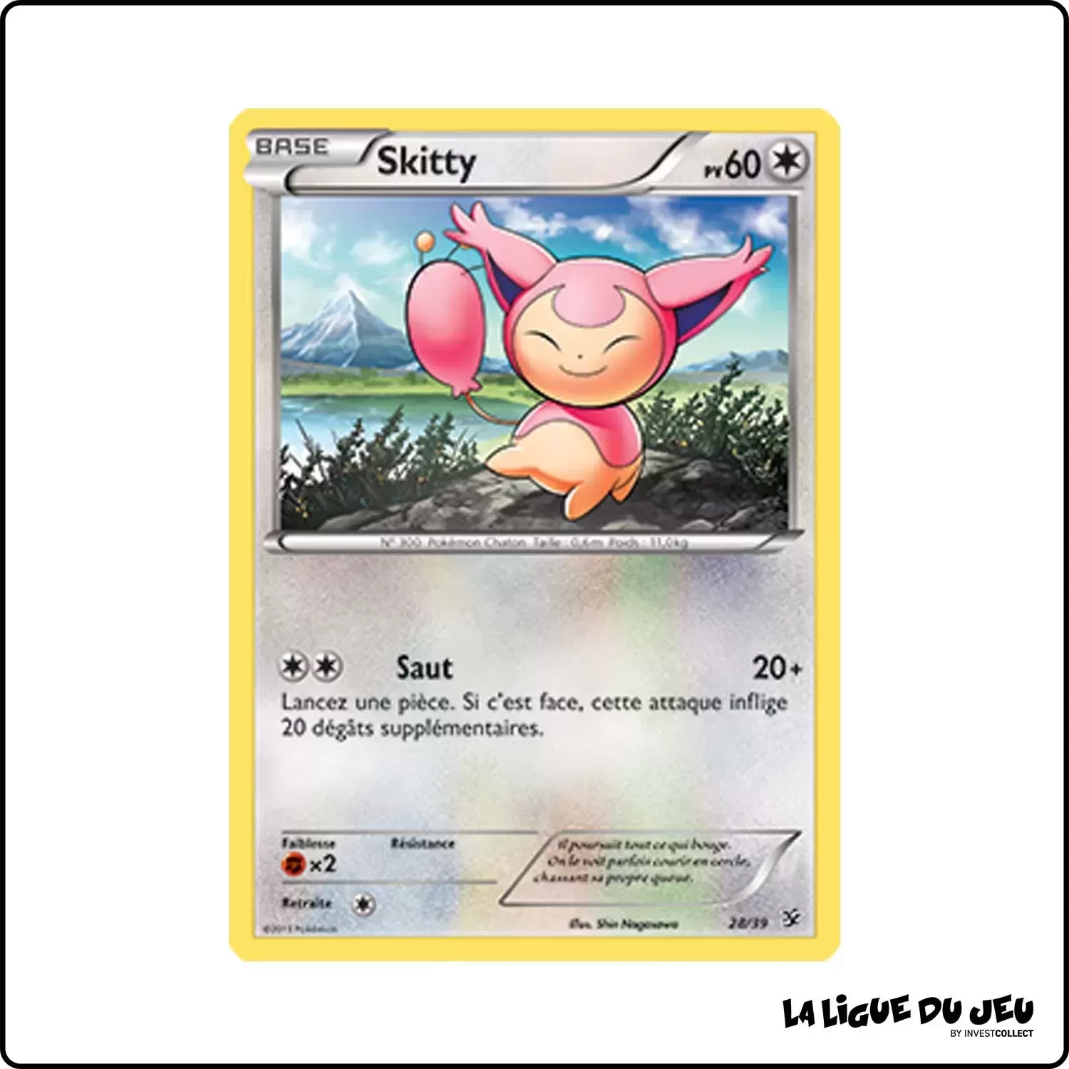 Commune - Pokemon - XY Bienvenue à Kalos - Skitty 28/39 Pokemon Company - 1