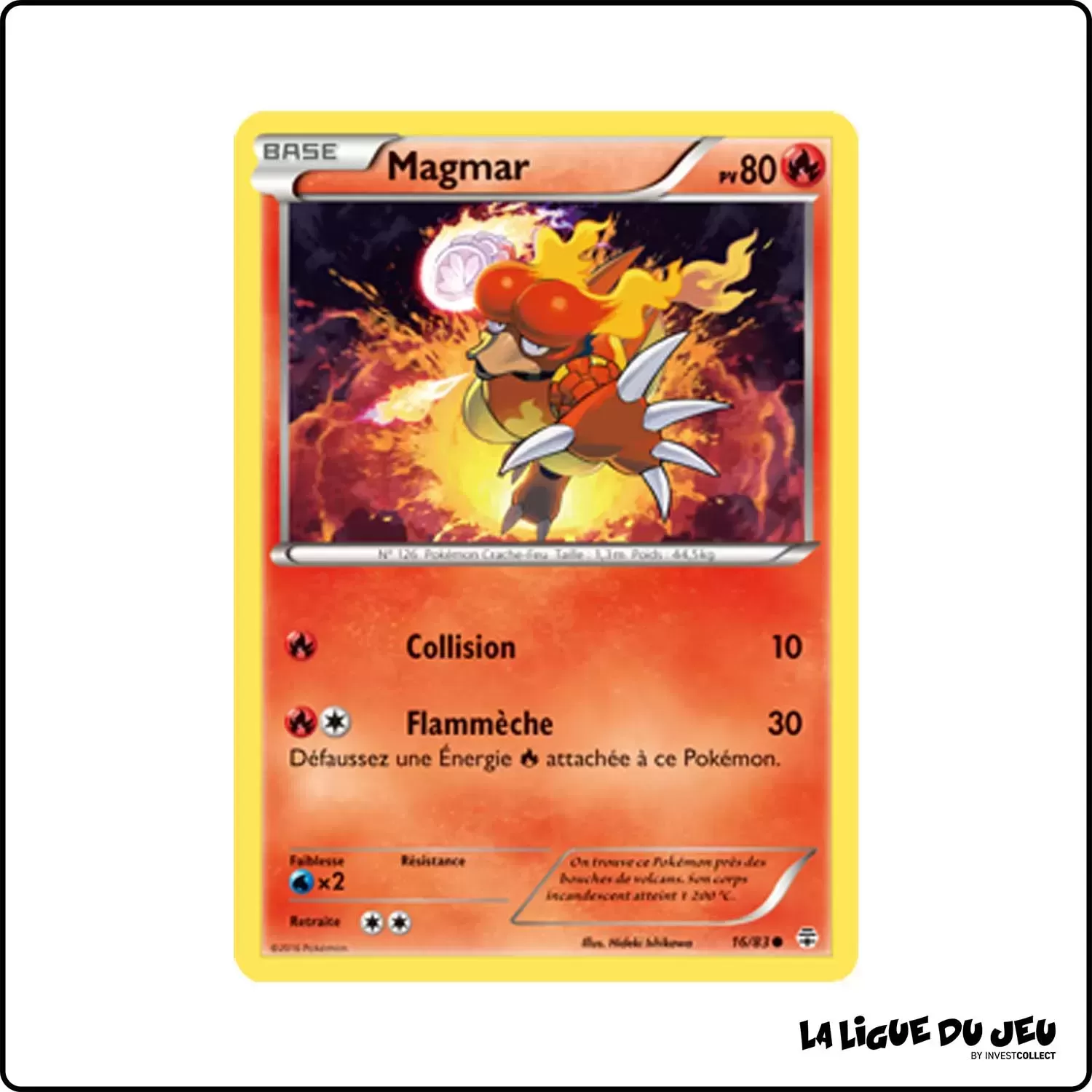 Commune - Pokemon - Générations - Magmar 16/83 Pokemon Company - 1