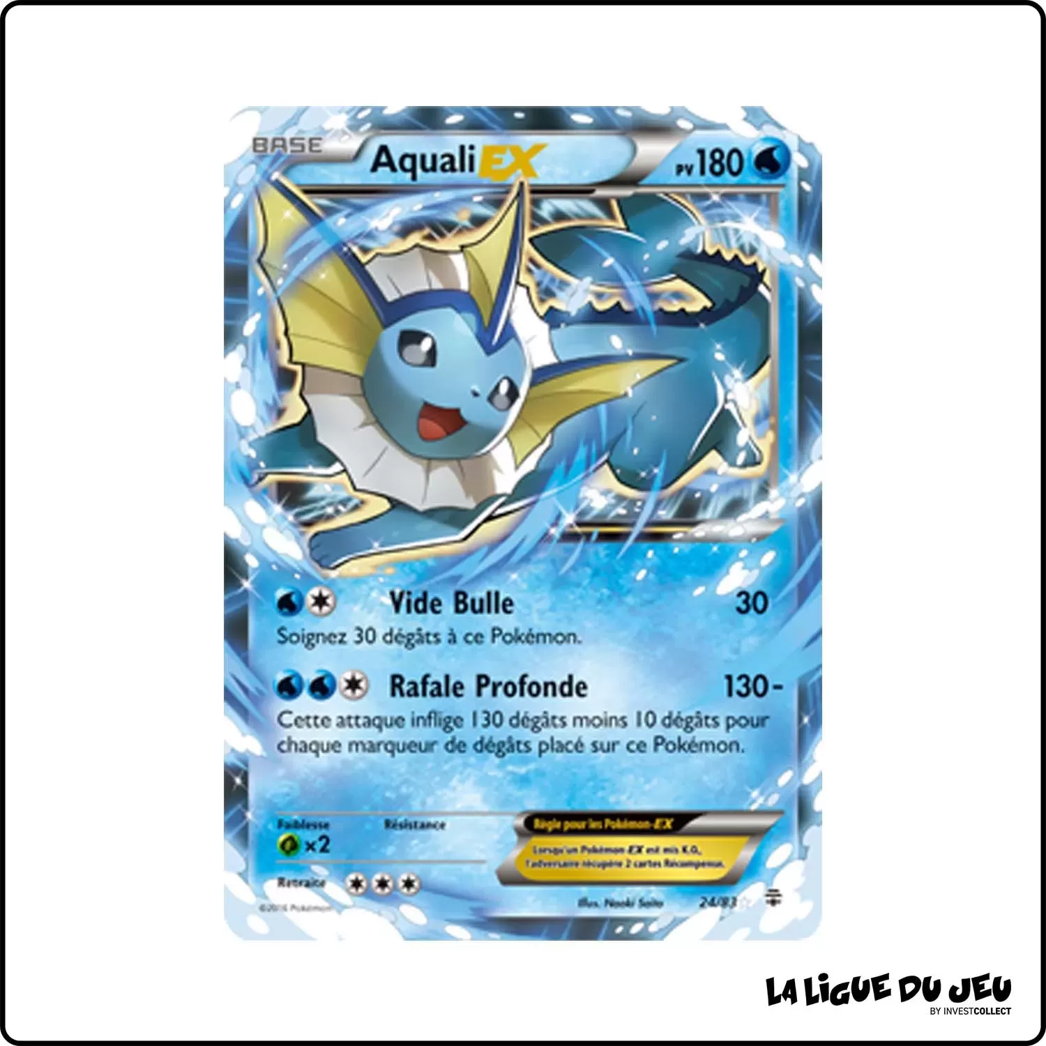 Ultra - Pokemon - Générations - Aquali-EX 24/83 Pokemon Company - 1