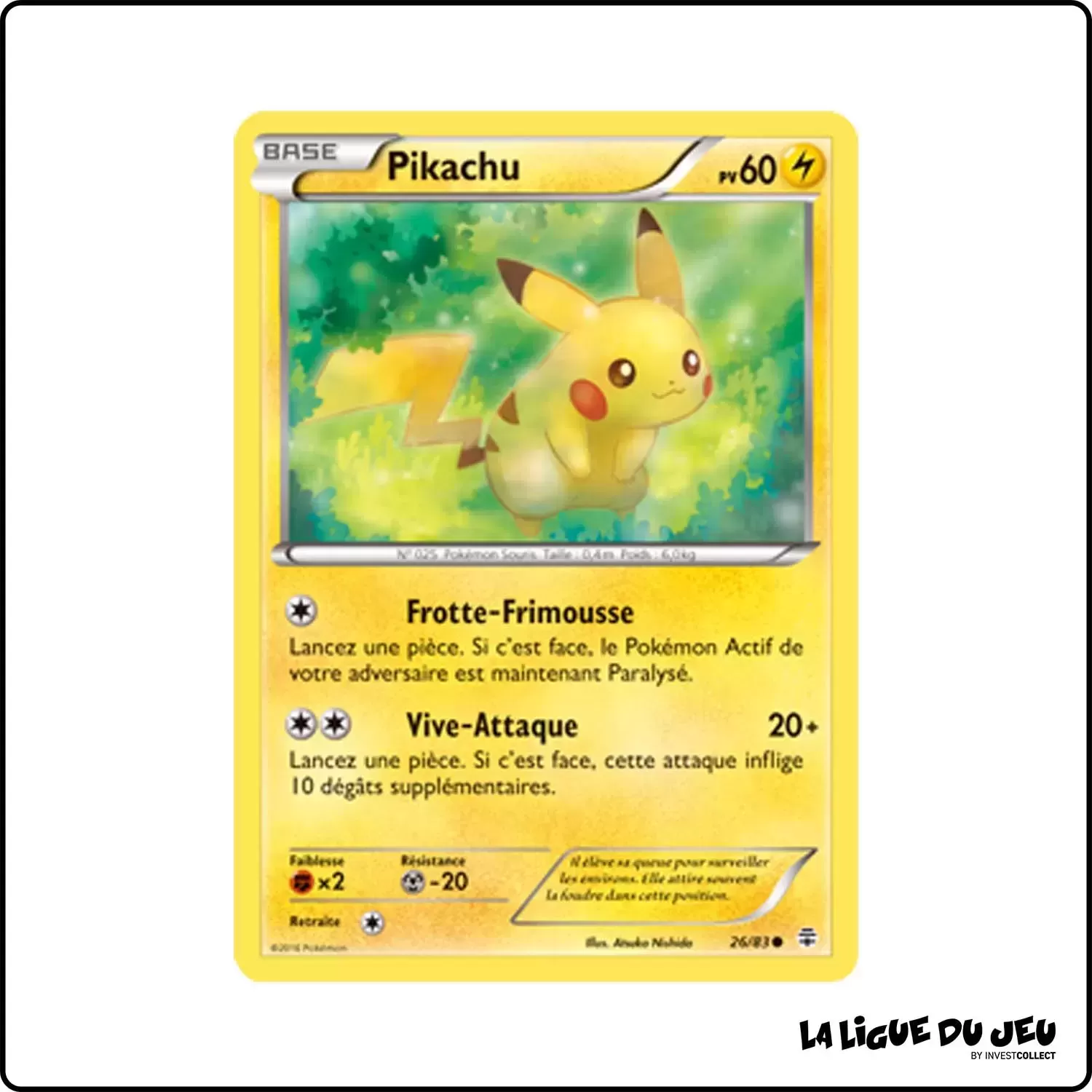 Commune - Pokemon - Générations - Pikachu 26/83 Pokemon Company - 1