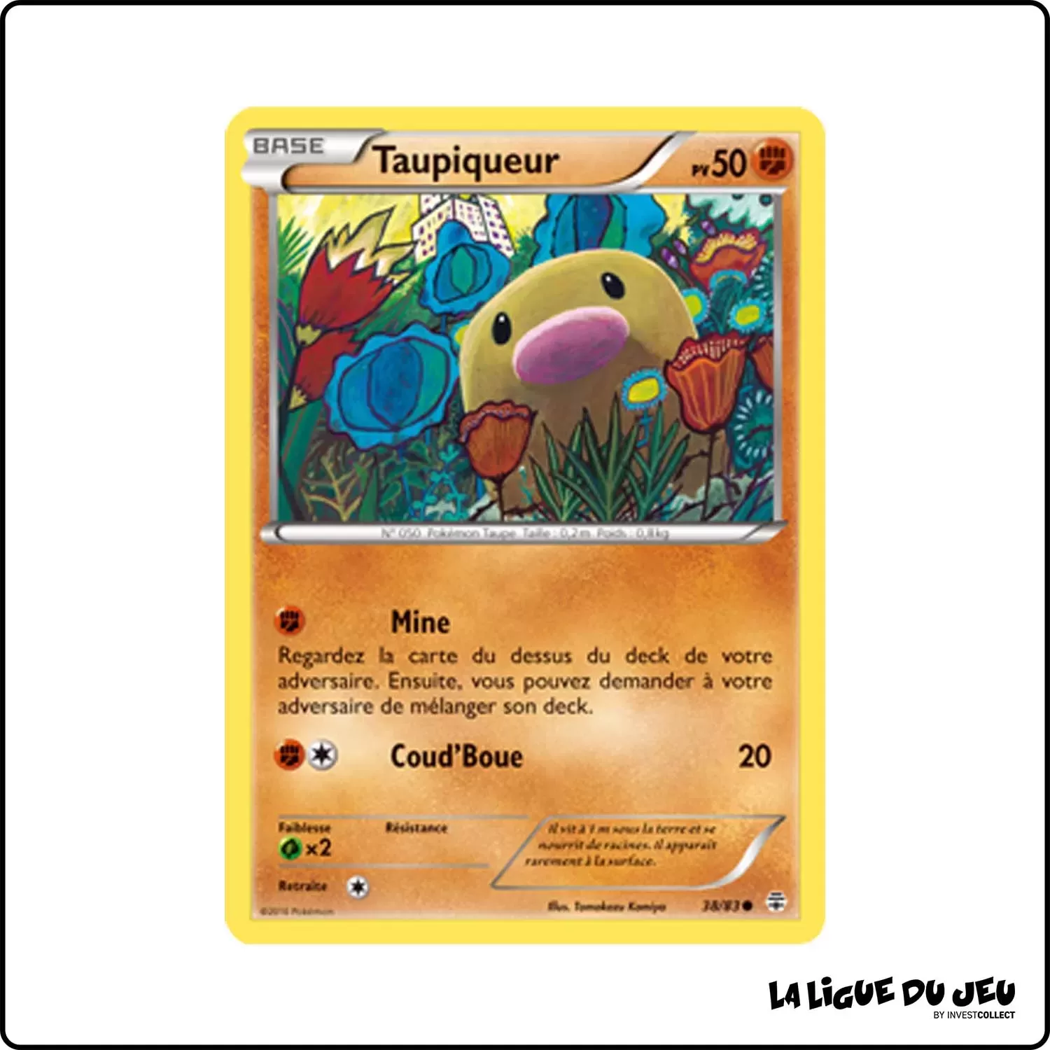 Commune - Pokemon - Générations - Taupiqueur 38/83 Pokemon Company - 1