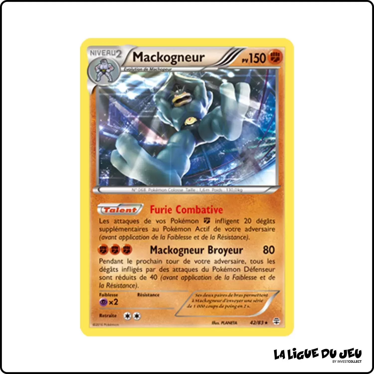 Holo - Pokemon - Générations - Mackogneur 42/83 Pokemon Company - 1