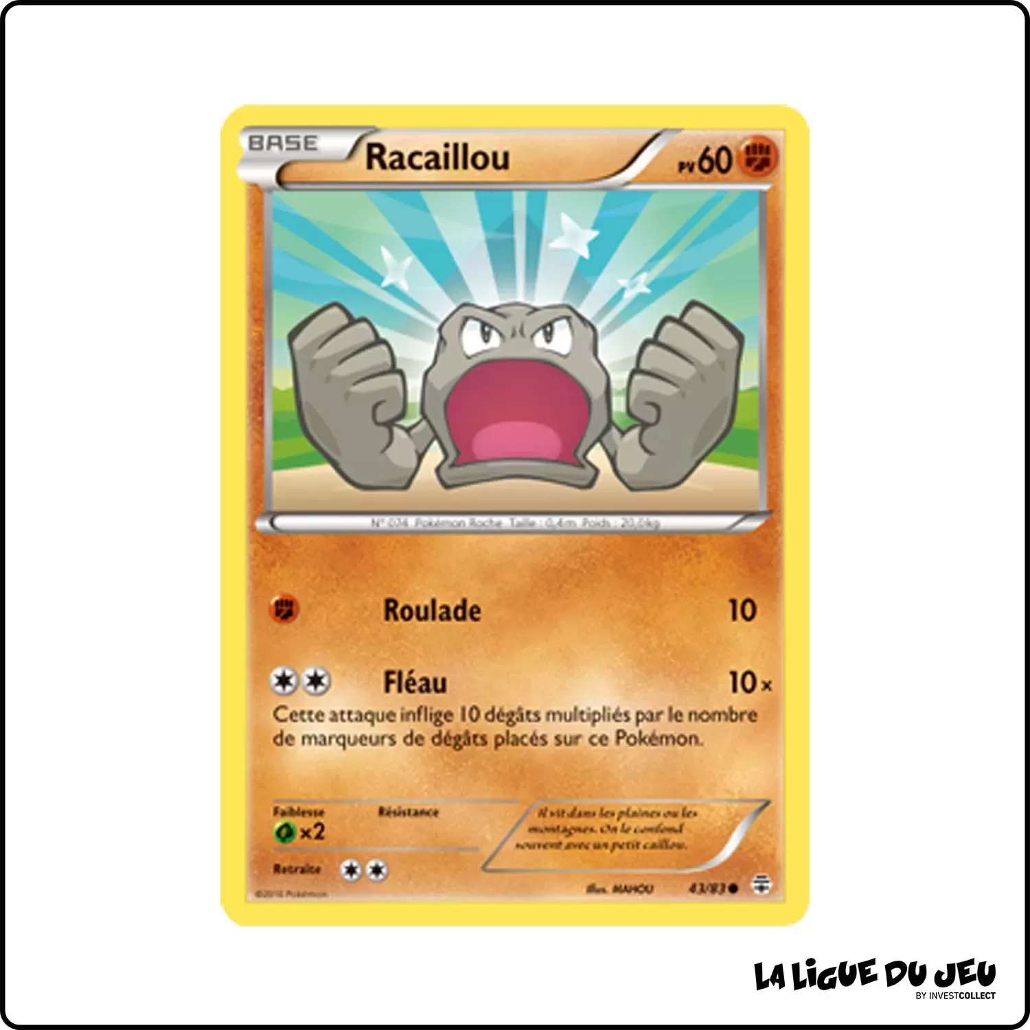 Commune - Pokemon - Générations - Racaillou 43/83 Pokemon Company - 1