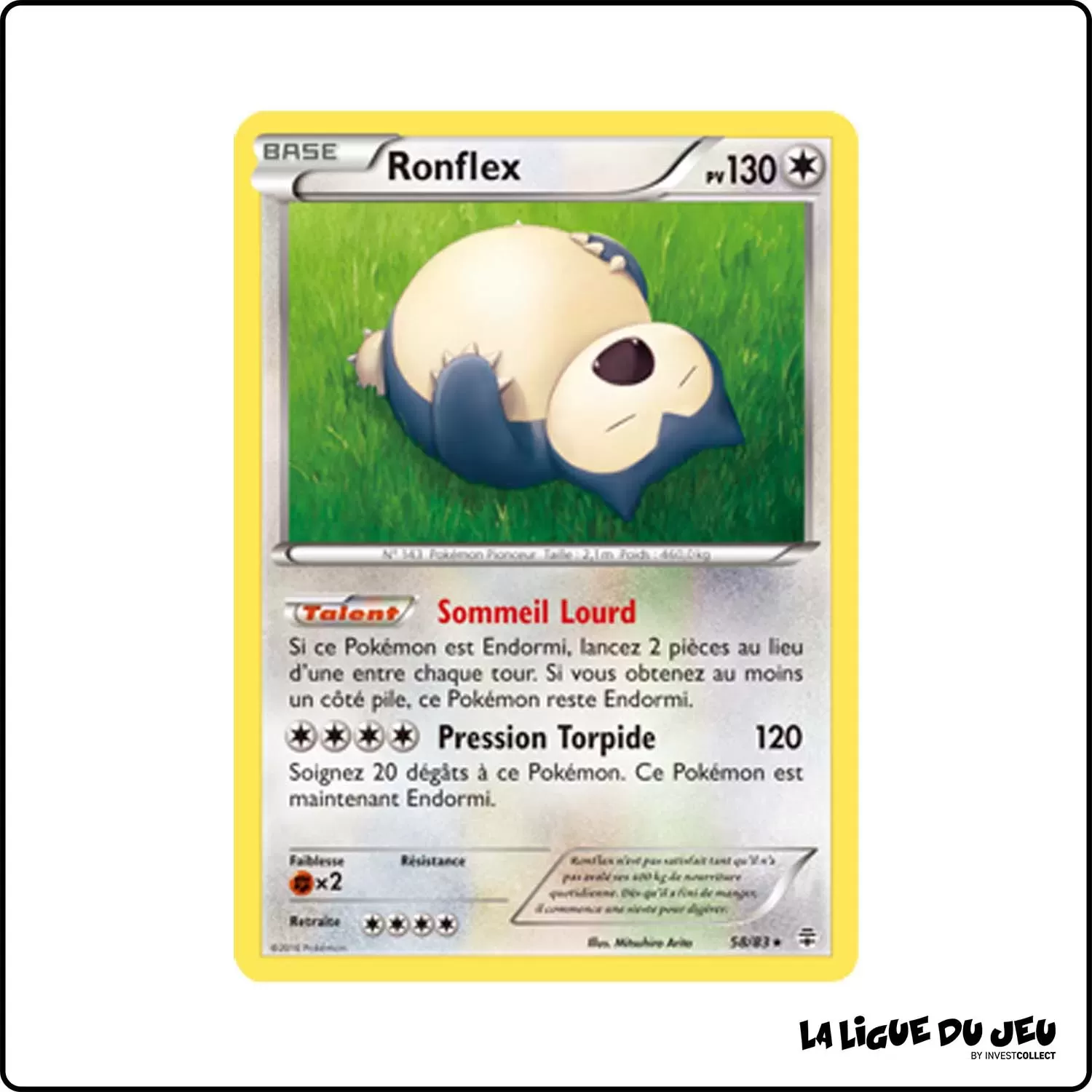 Rare - Pokemon - Générations - Ronflex 58/83 Pokemon Company - 1