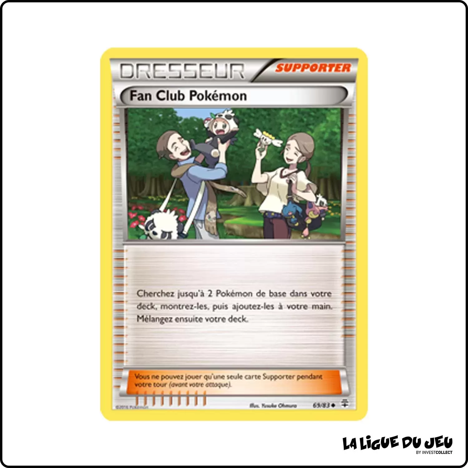 Peu commune - Pokemon - Générations - Fan Club Pokémon 69/83 Pokemon Company - 1