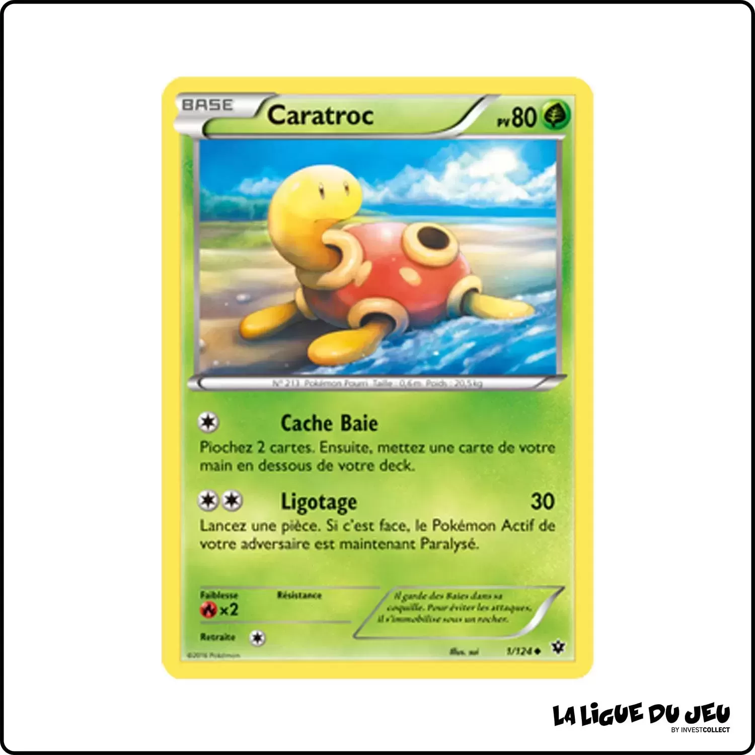 Peu commune - Pokemon - Impact des Destins - Caratroc 1/125 Pokemon Company - 1