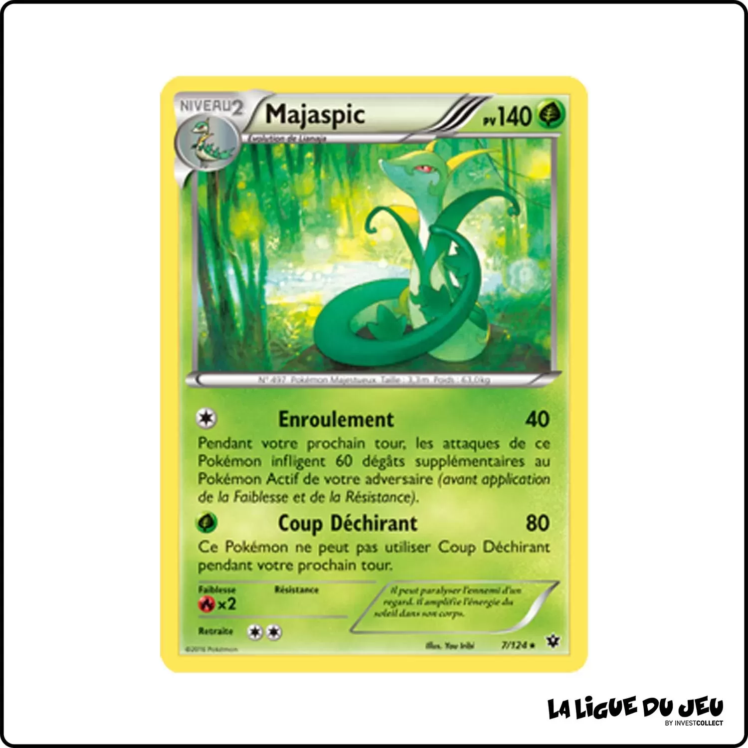 Rare - Pokemon - Impact des Destins - Majaspic 7/125 Pokemon Company - 1