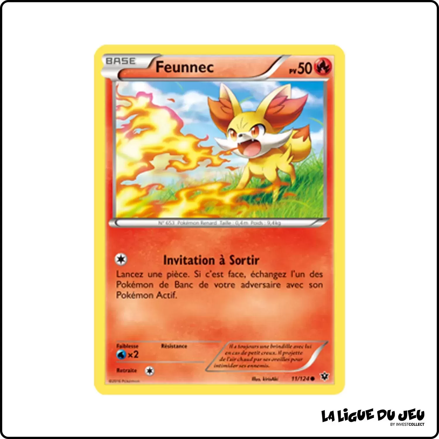 Commune - Pokemon - Impact des Destins - Feunnec 11/125 Pokemon Company - 1