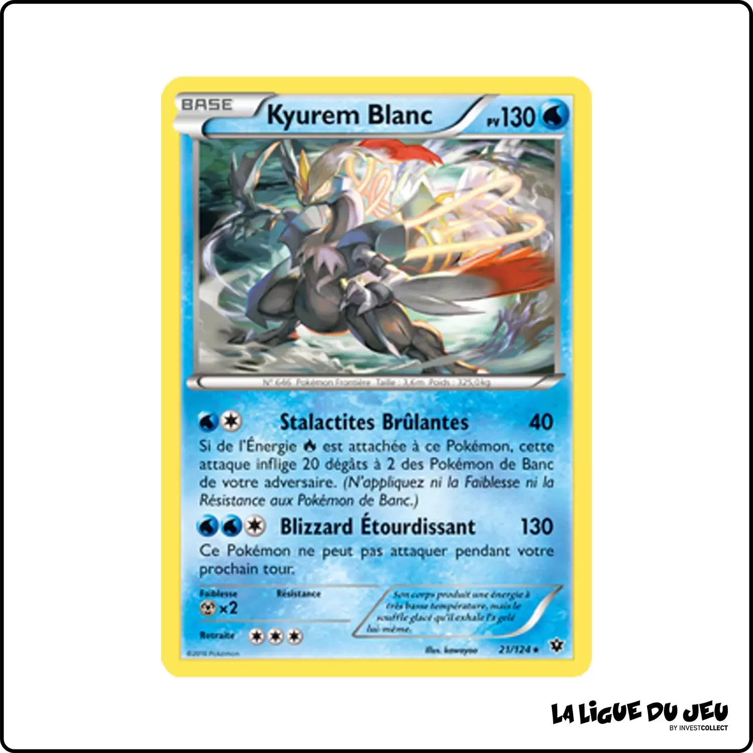 Holo - Pokemon - Impact des Destins - Kyurem Blanc 21/125 Pokemon Company - 1