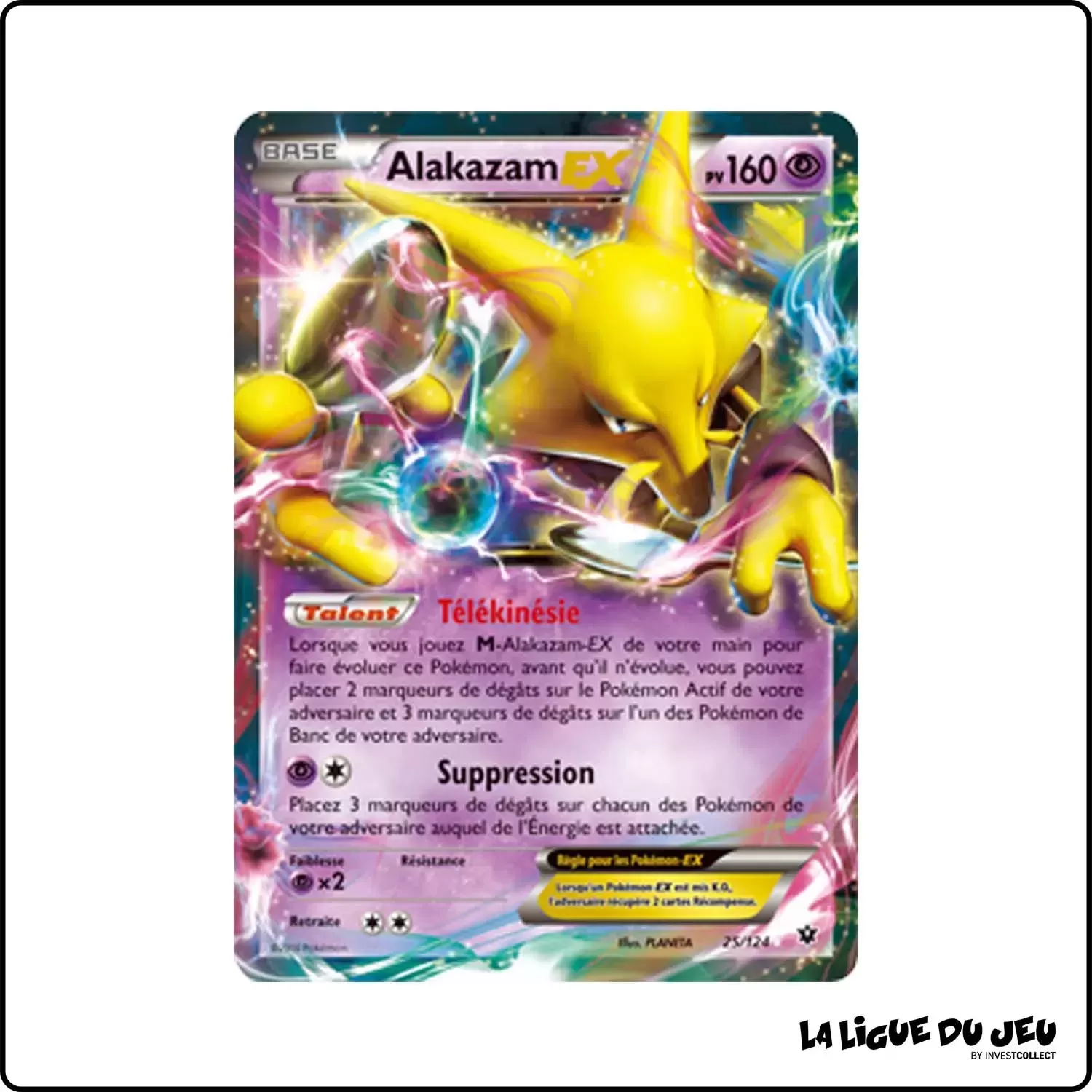 Ultra - Pokemon - Impact des Destins - AlakazaM EX 25/125 Pokemon Company - 1