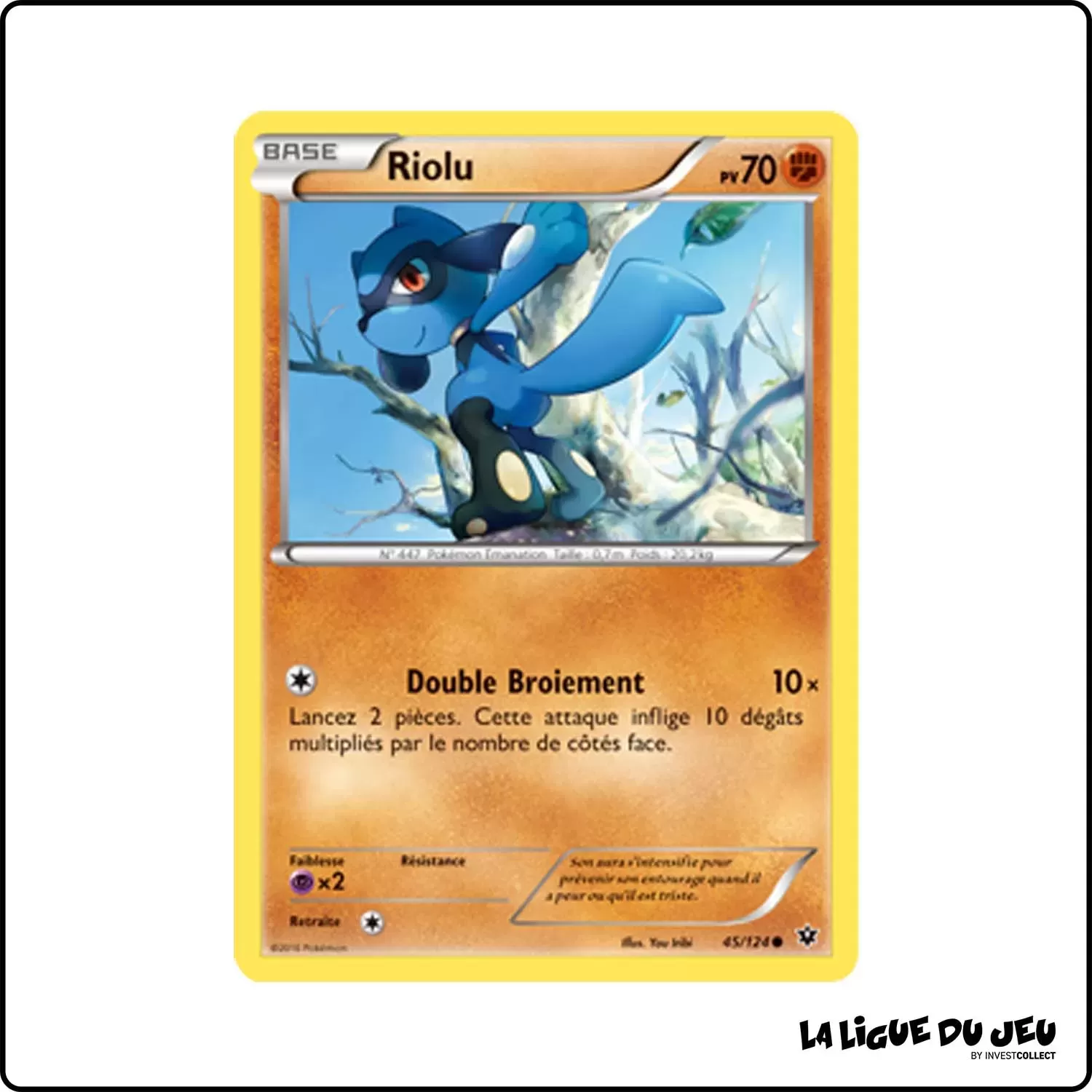 Commune - Pokemon - Impact des Destins - Riolu 45/125 Pokemon Company - 1