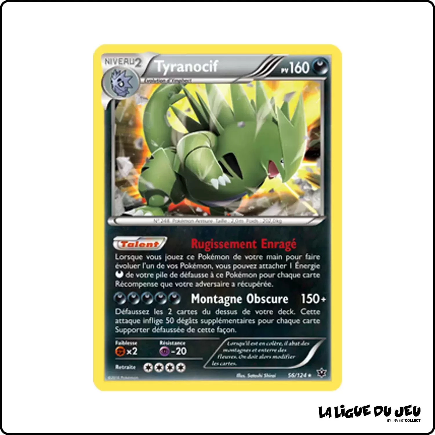 Holo - Pokemon - Impact des Destins - Tyranocif 56/125 Pokemon Company - 1