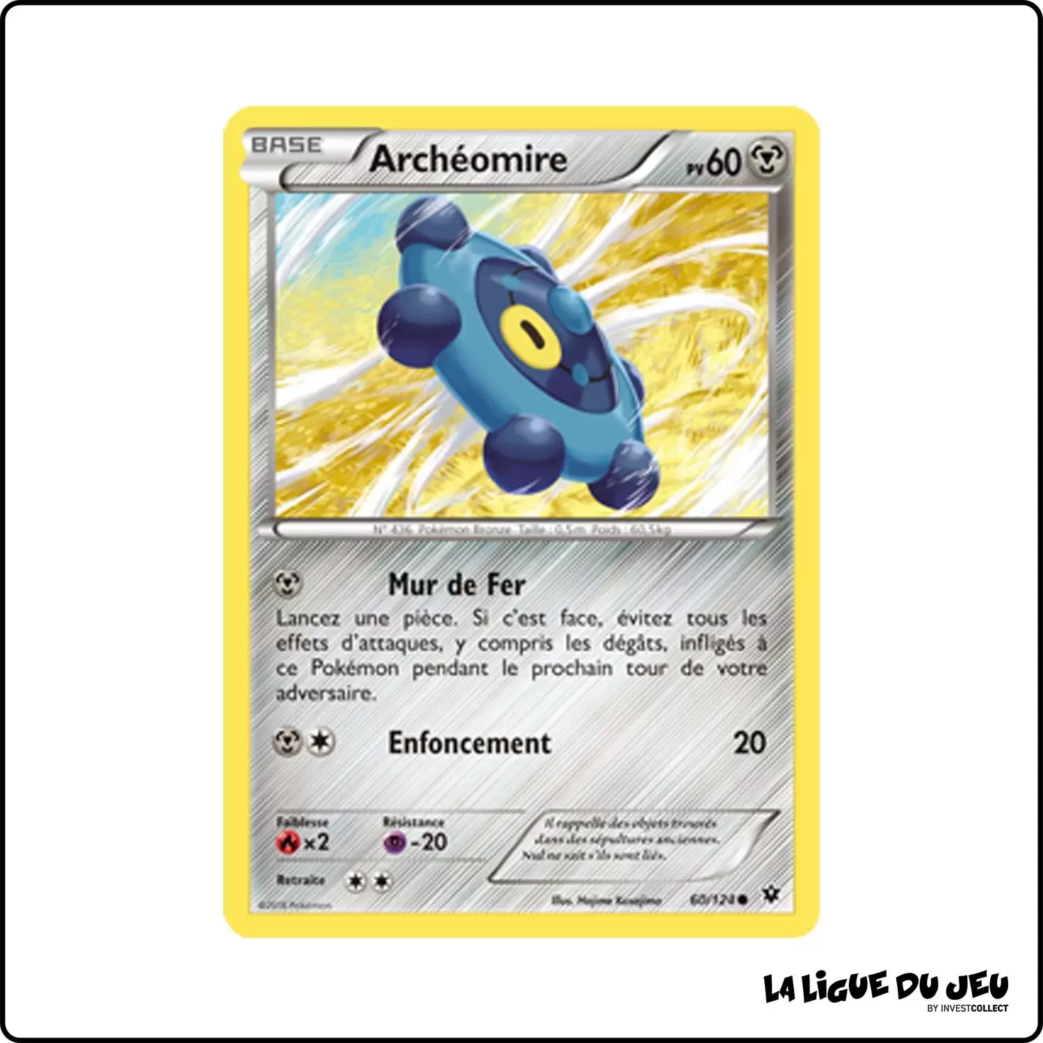 Commune - Pokemon - Impact des Destins - Archéomire 60/125 Pokemon Company - 1