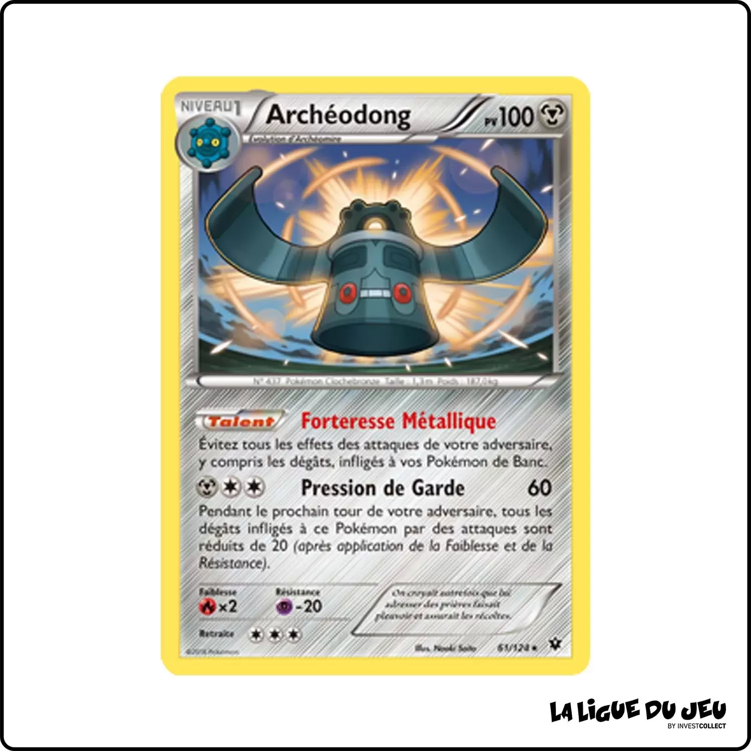 Rare - Pokemon - Impact des Destins - Archéodong 61/125 Pokemon Company - 1