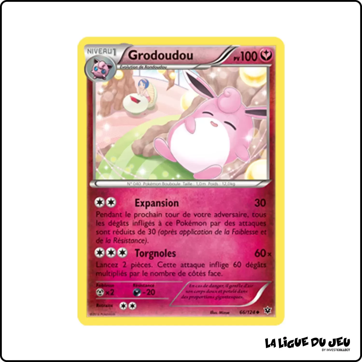 Peu commune - Pokemon - Impact des Destins - Grodoudou 66/125 Pokemon Company - 1