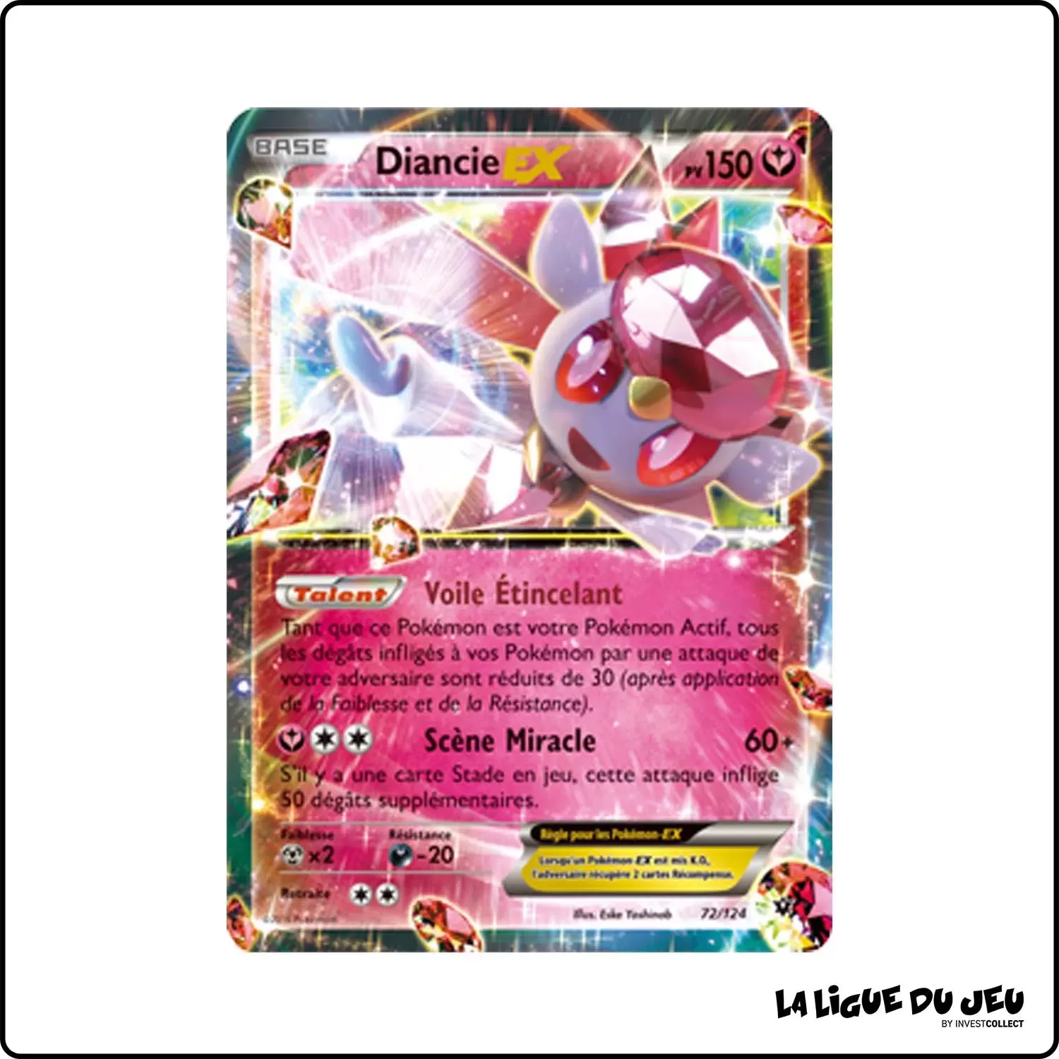 Ultra - Pokemon - Impact des Destins - Diancie EX 72/125 Pokemon Company - 1