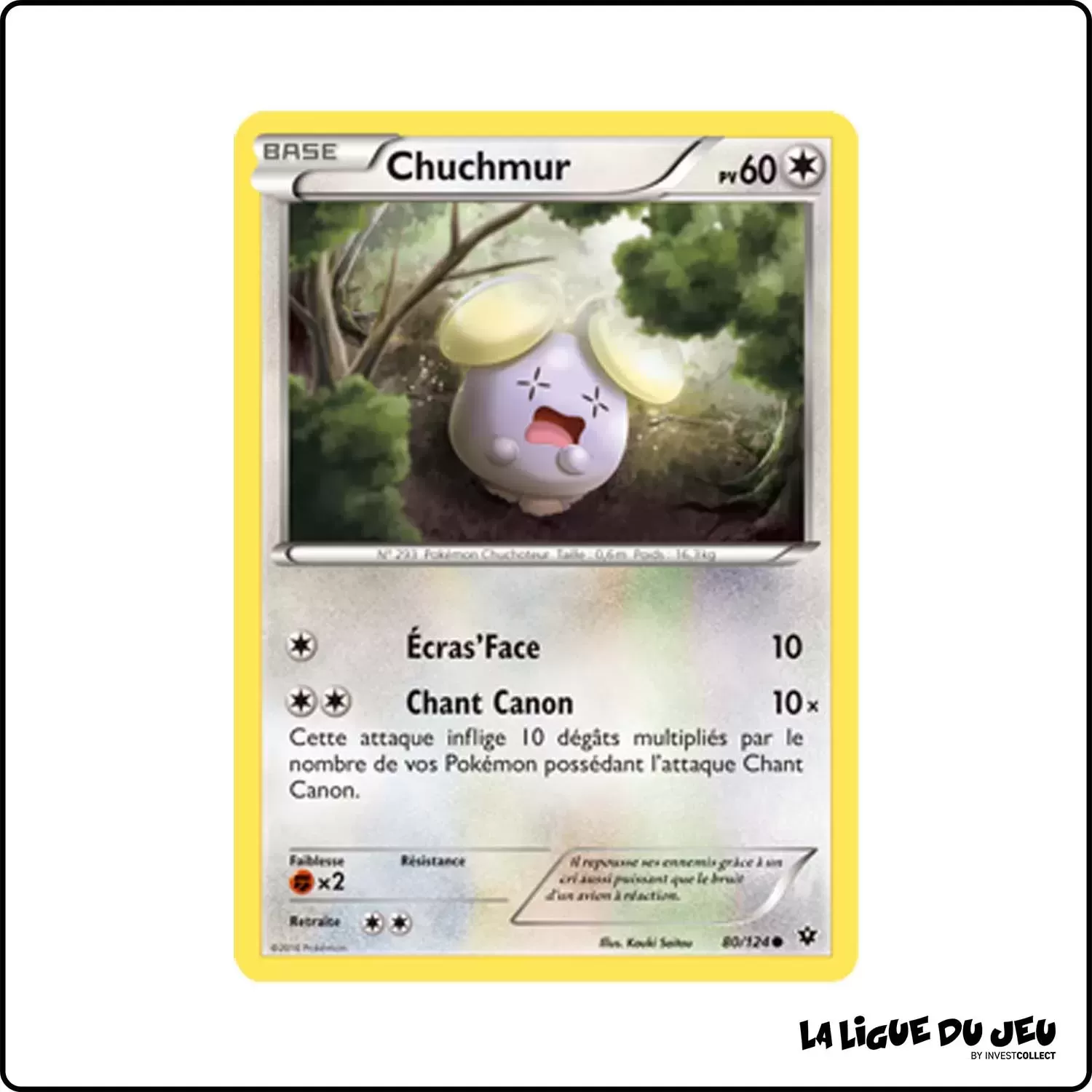 Commune - Pokemon - Impact des Destins - Chuchmur 80/125 Pokemon Company - 1