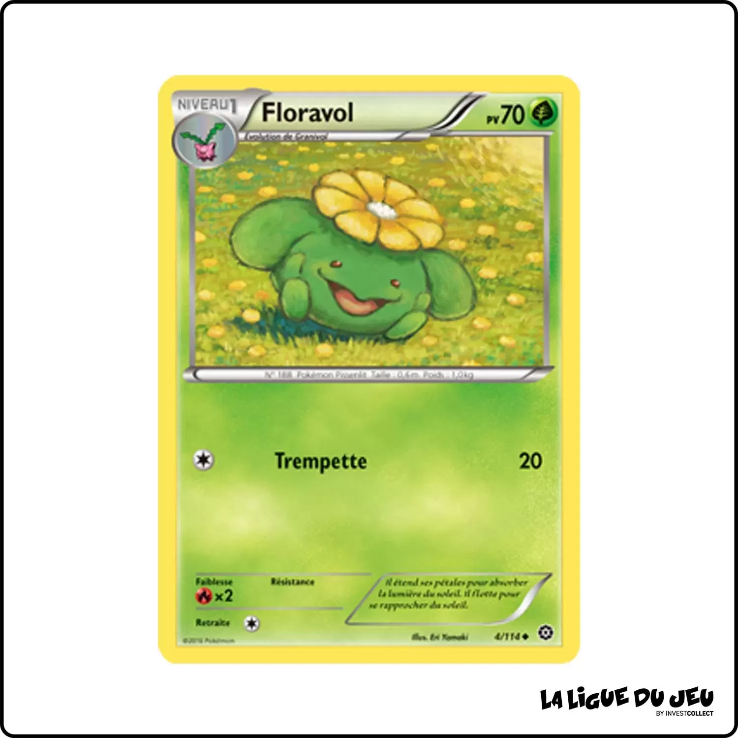 Peu commune - Pokemon - Offensive Vapeur - Floravol 4/116 Pokemon Company - 1