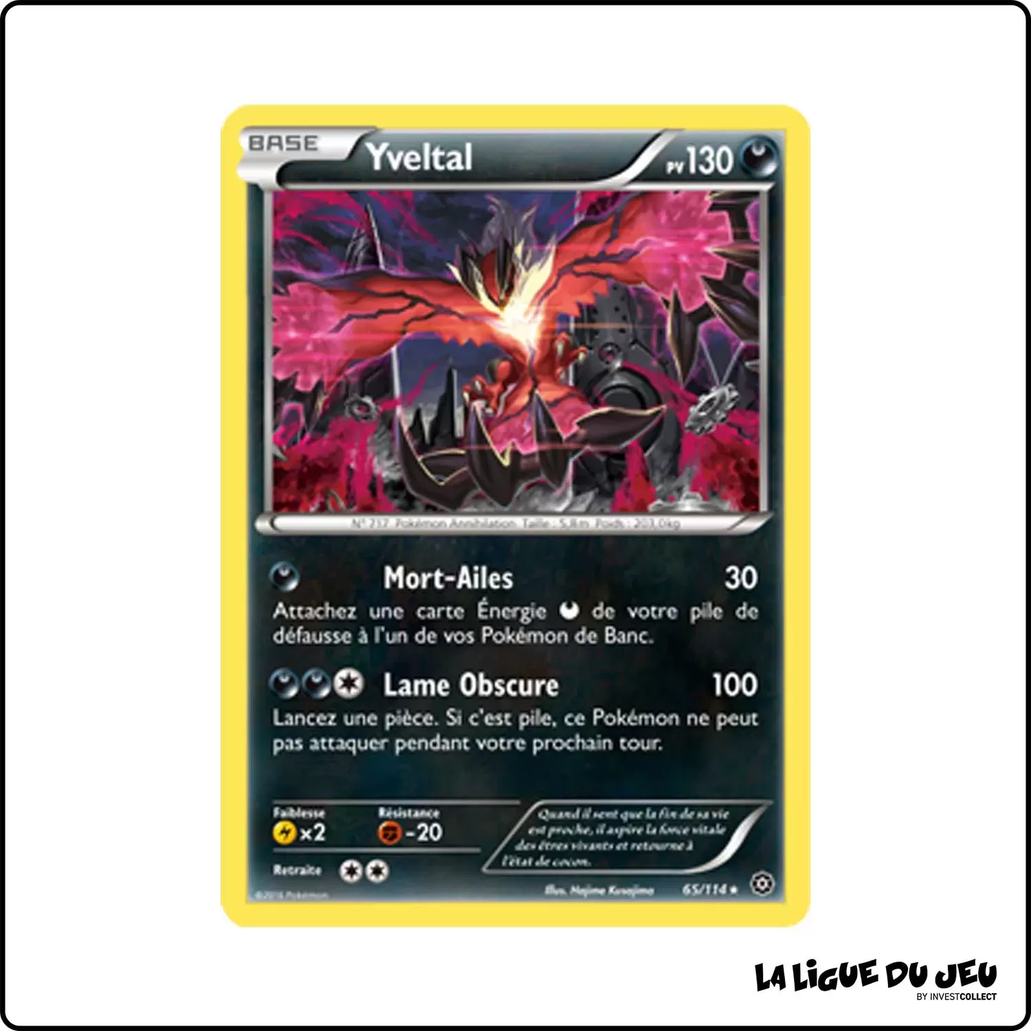 Holo - Pokemon - Offensive Vapeur - Yveltal 65/116 Pokemon Company - 1