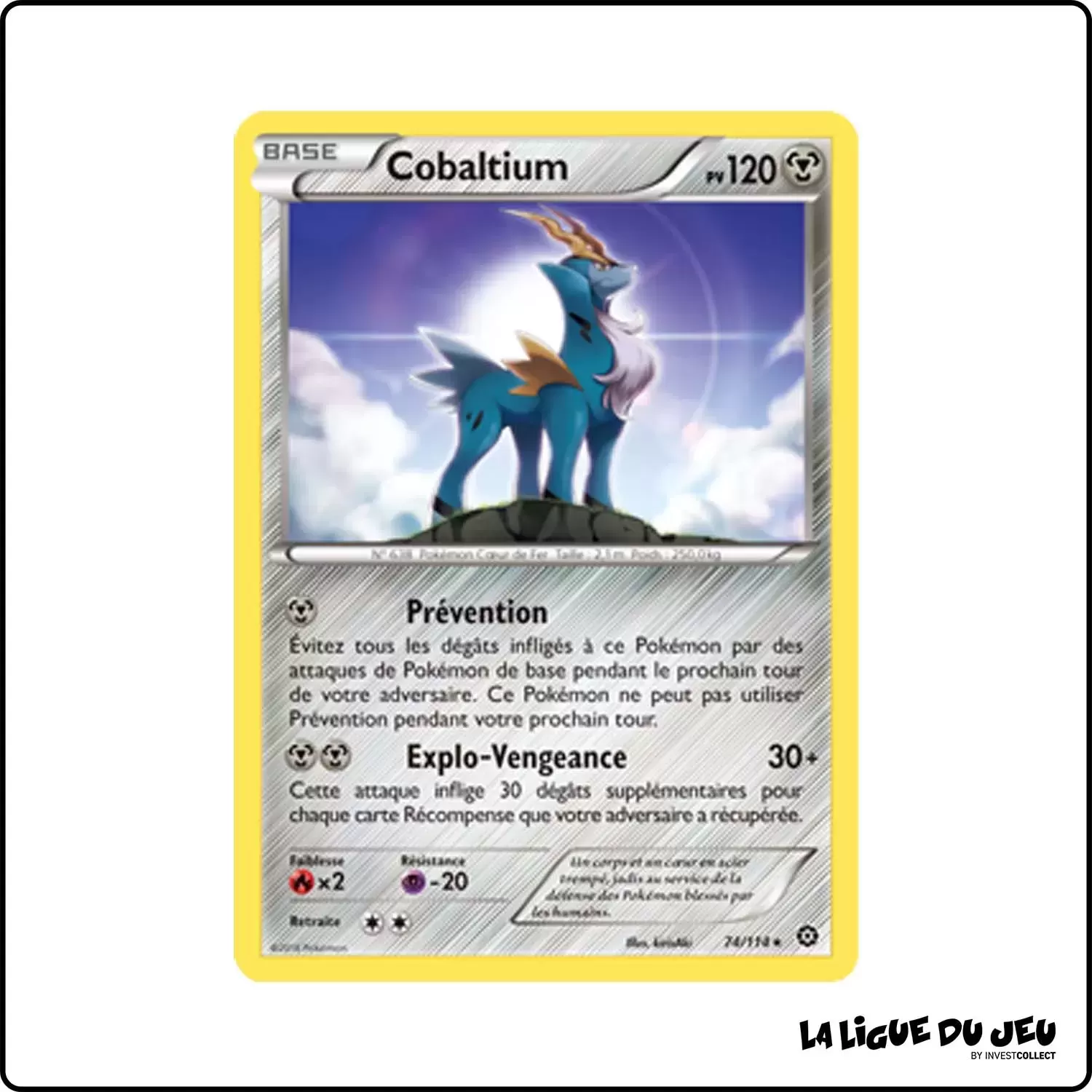 Rare - Pokemon - Offensive Vapeur - Cobaltium 74/116 Pokemon Company - 1