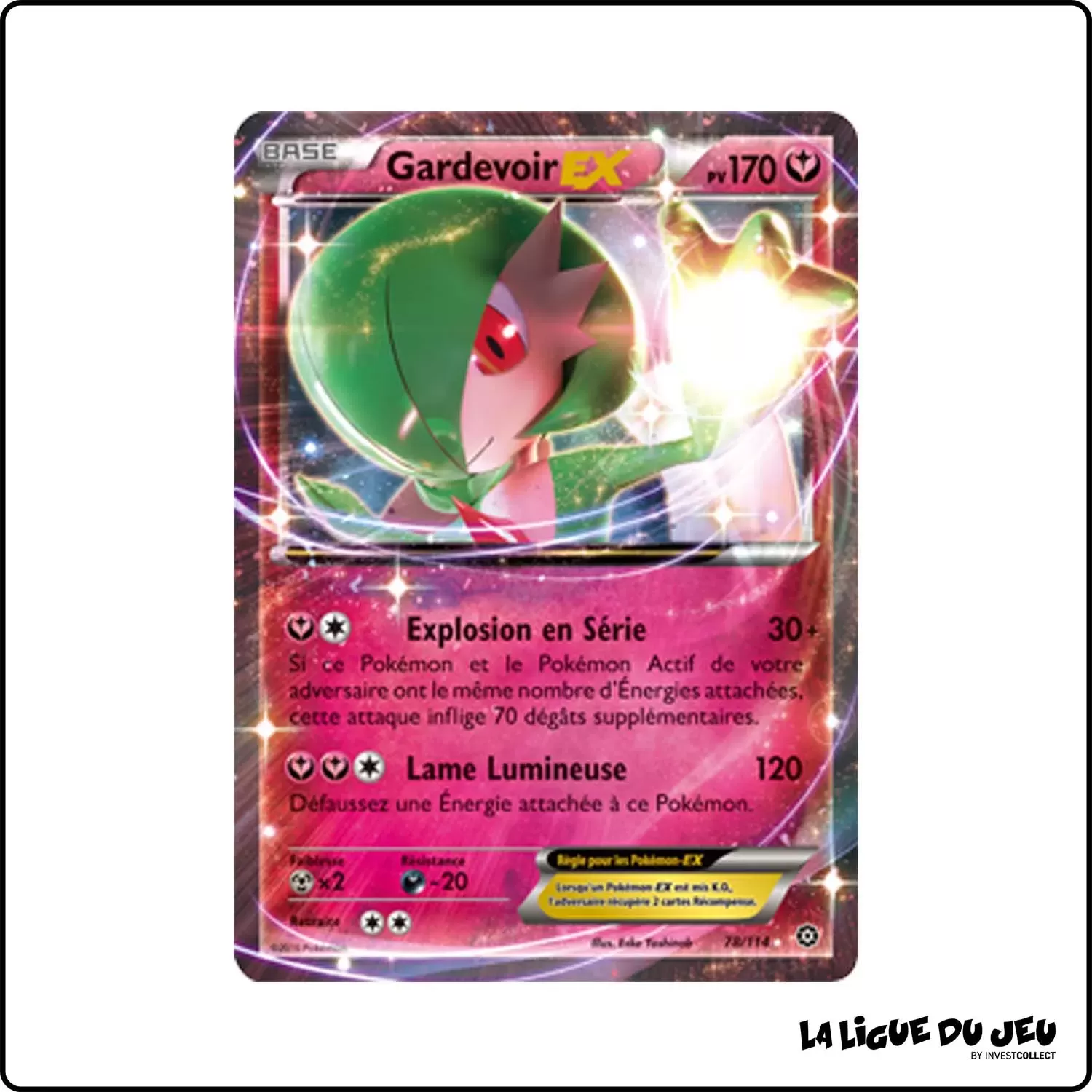 Ultra - Pokemon - Offensive Vapeur - Gardevoir EX 78/116 Pokemon Company - 1