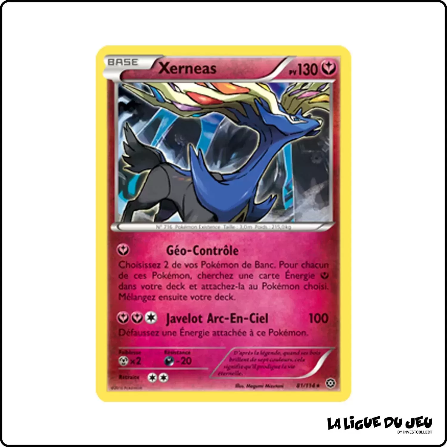 Holo - Pokemon - Offensive Vapeur - Xerneas 81/116 Pokemon Company - 1