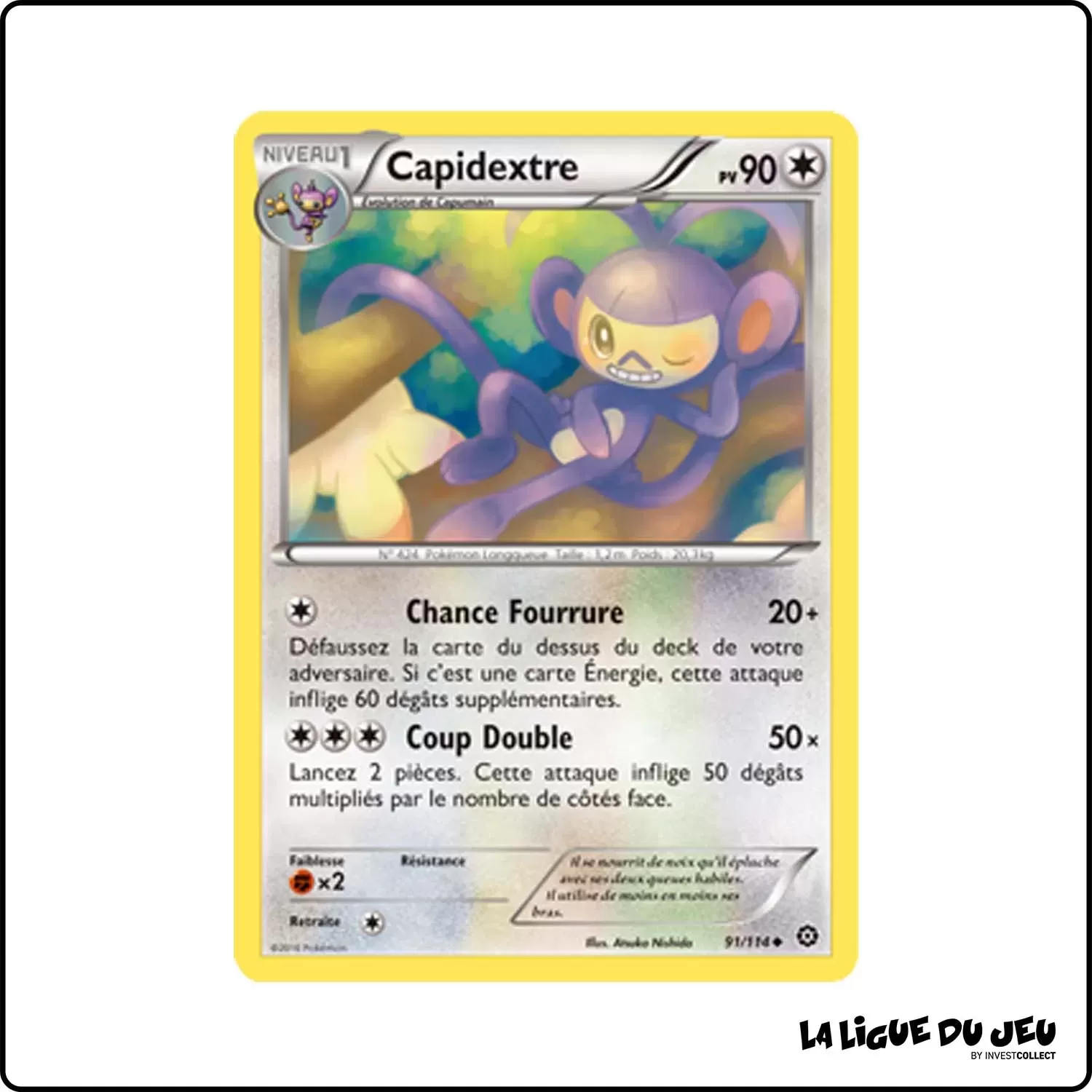 Peu commune - Pokemon - Offensive Vapeur - Capidextre 91/116 Pokemon Company - 1