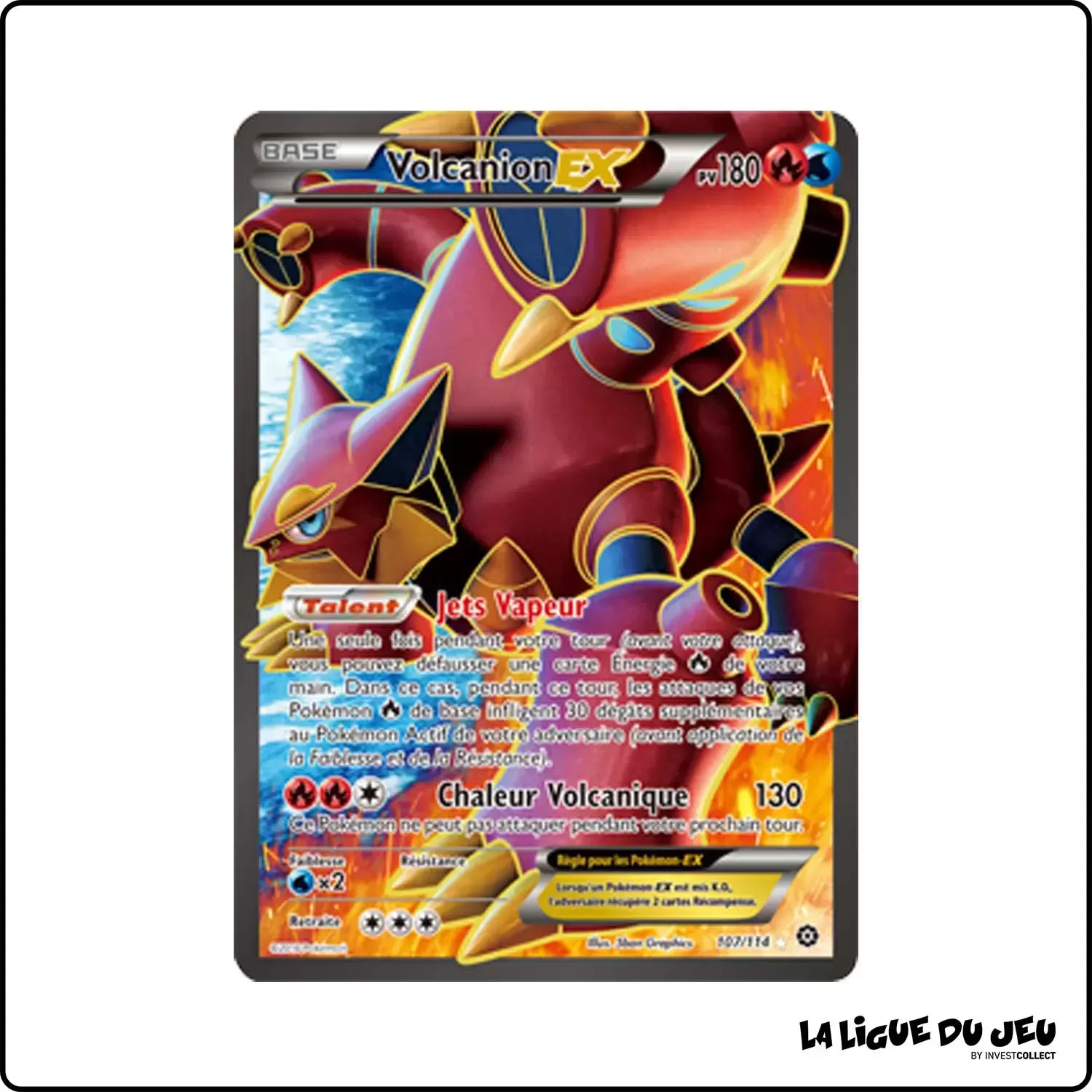 Ultra - Pokemon - Offensive Vapeur - Volcanion EX 107/116 Pokemon Company - 1