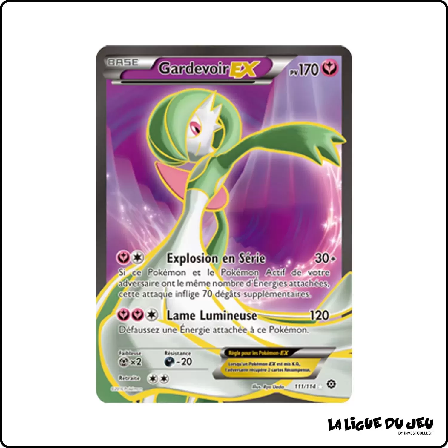 Ultra - Pokemon - Offensive Vapeur - Gardevoir EX 111/116 Pokemon Company - 1