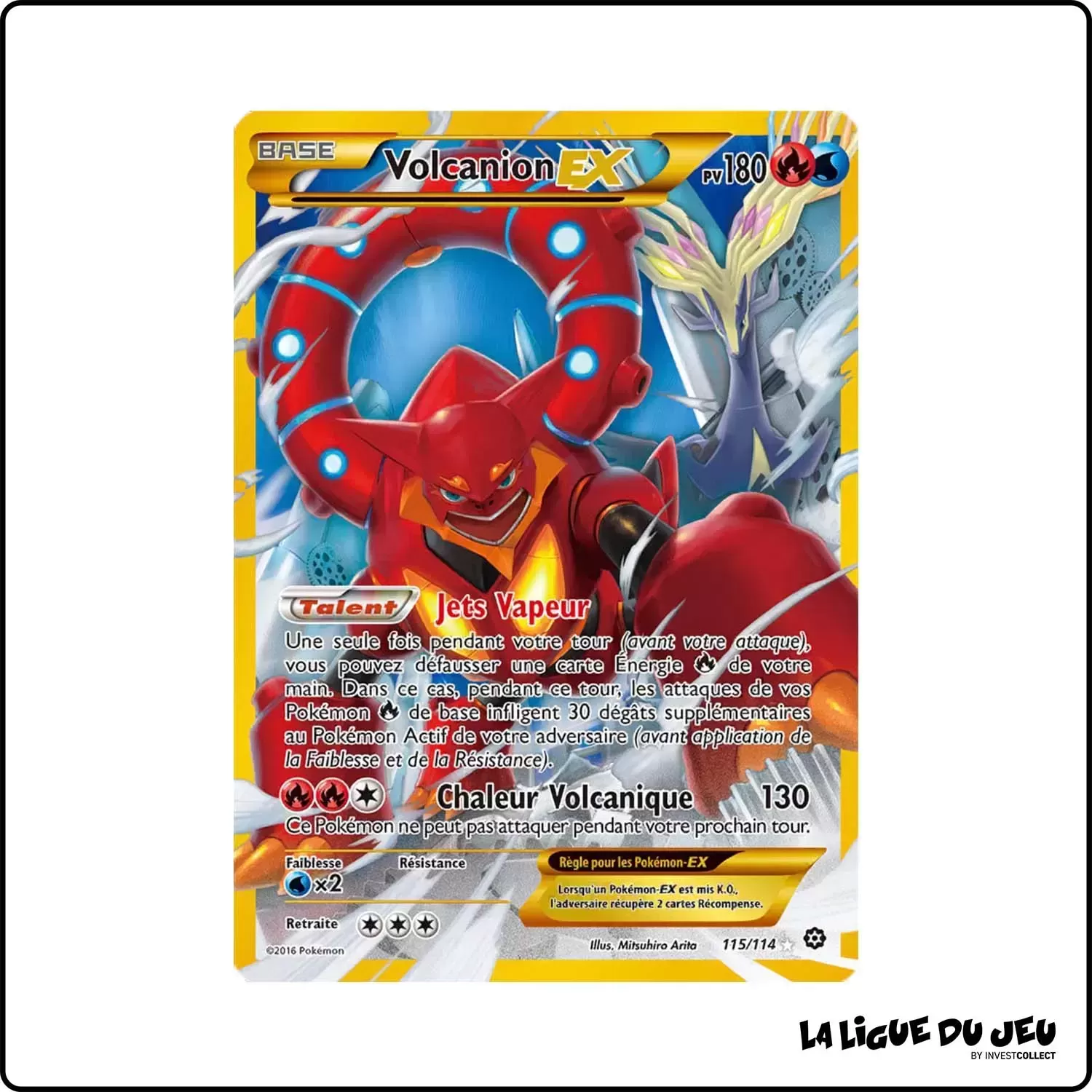 Secrete - Pokemon - Offensive Vapeur - Volcanion EX 115/116 Pokemon Company - 1