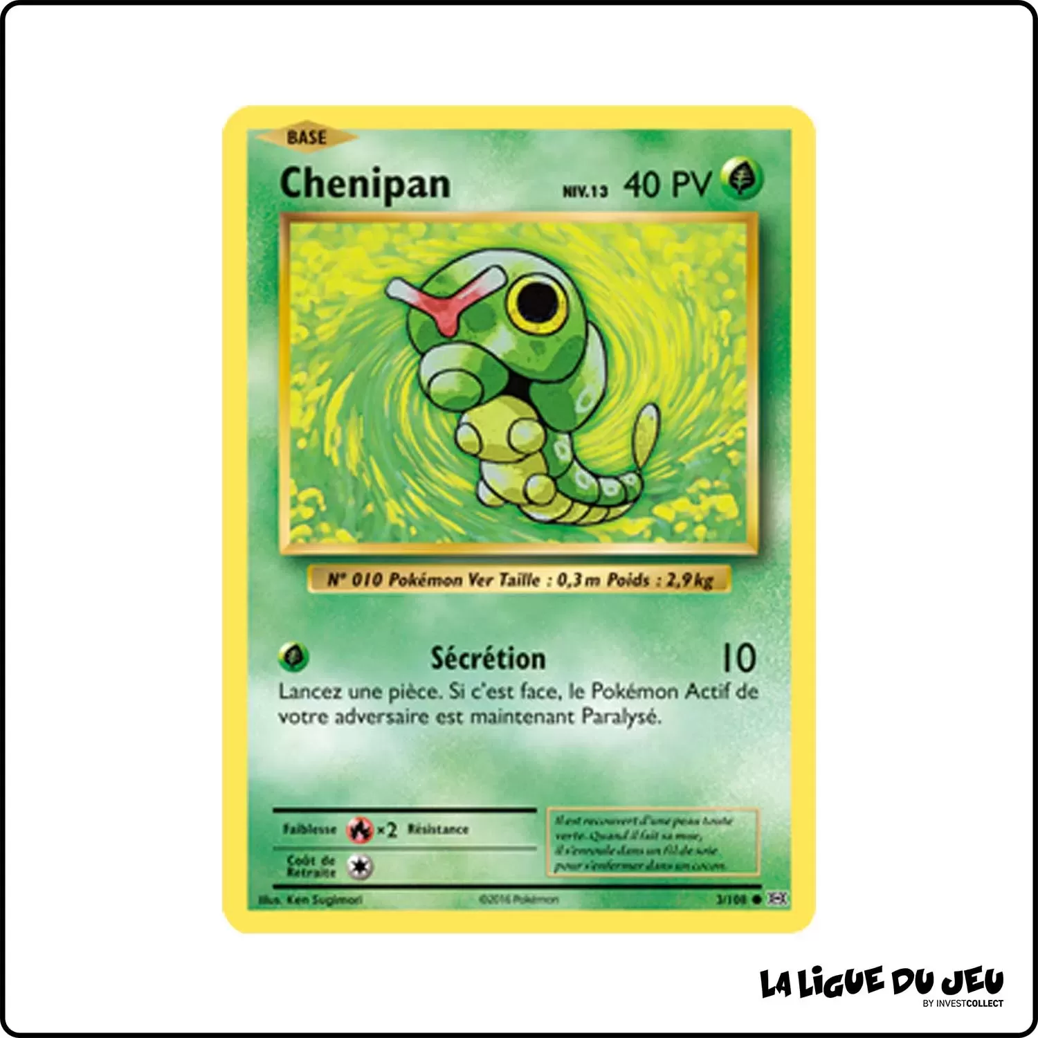 Commune - Pokemon - Évolutions - Chenipan 3/113 Pokemon Company - 1