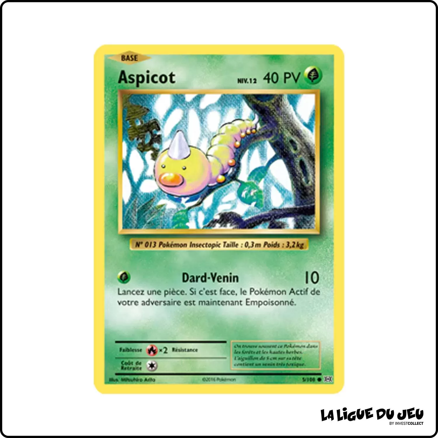 Commune - Pokemon - Évolutions - Aspicot 5/113 Pokemon Company - 1