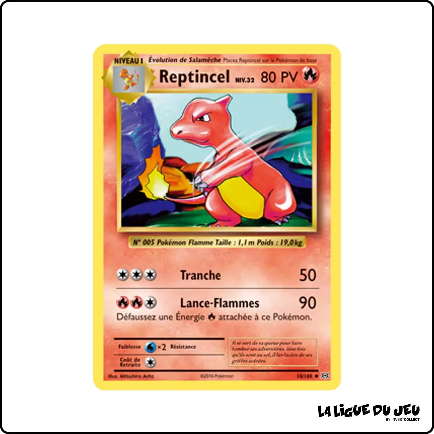 Peu commune - Pokemon - Évolutions - Reptincel 10/113 Pokemon Company - 1