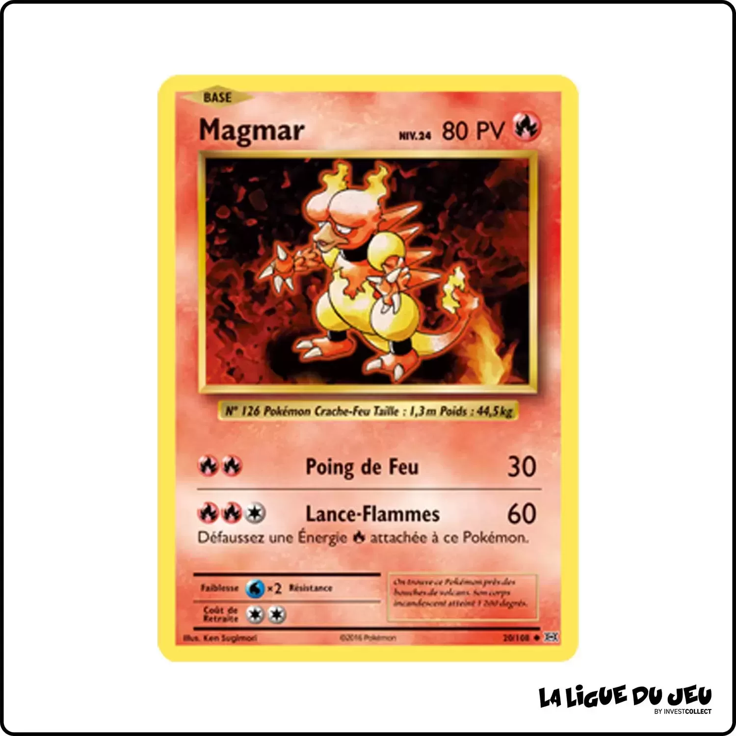 Peu commune - Pokemon - Évolutions - Magmar 20/113 Pokemon Company - 1