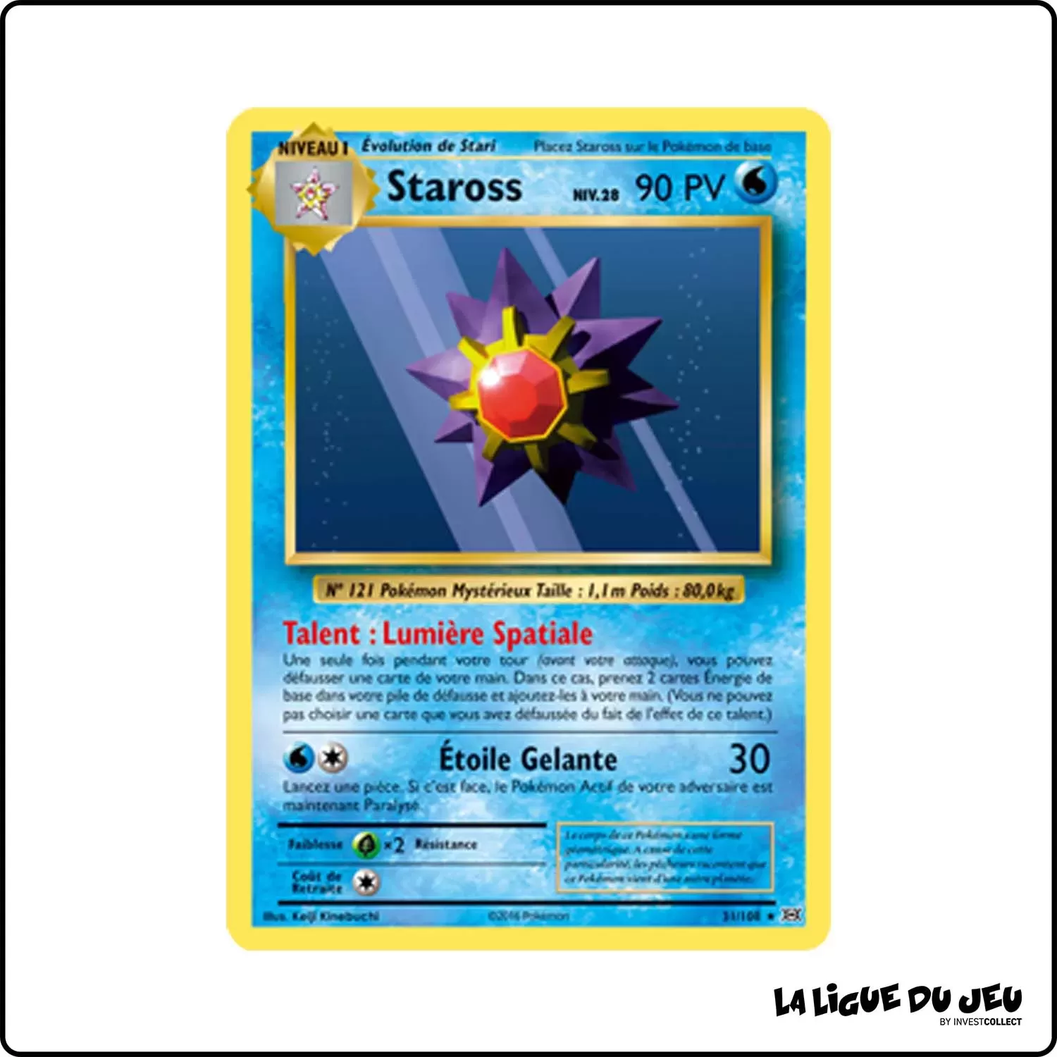 Rare - Pokemon - Évolutions - Staross 31/113 Pokemon Company - 1