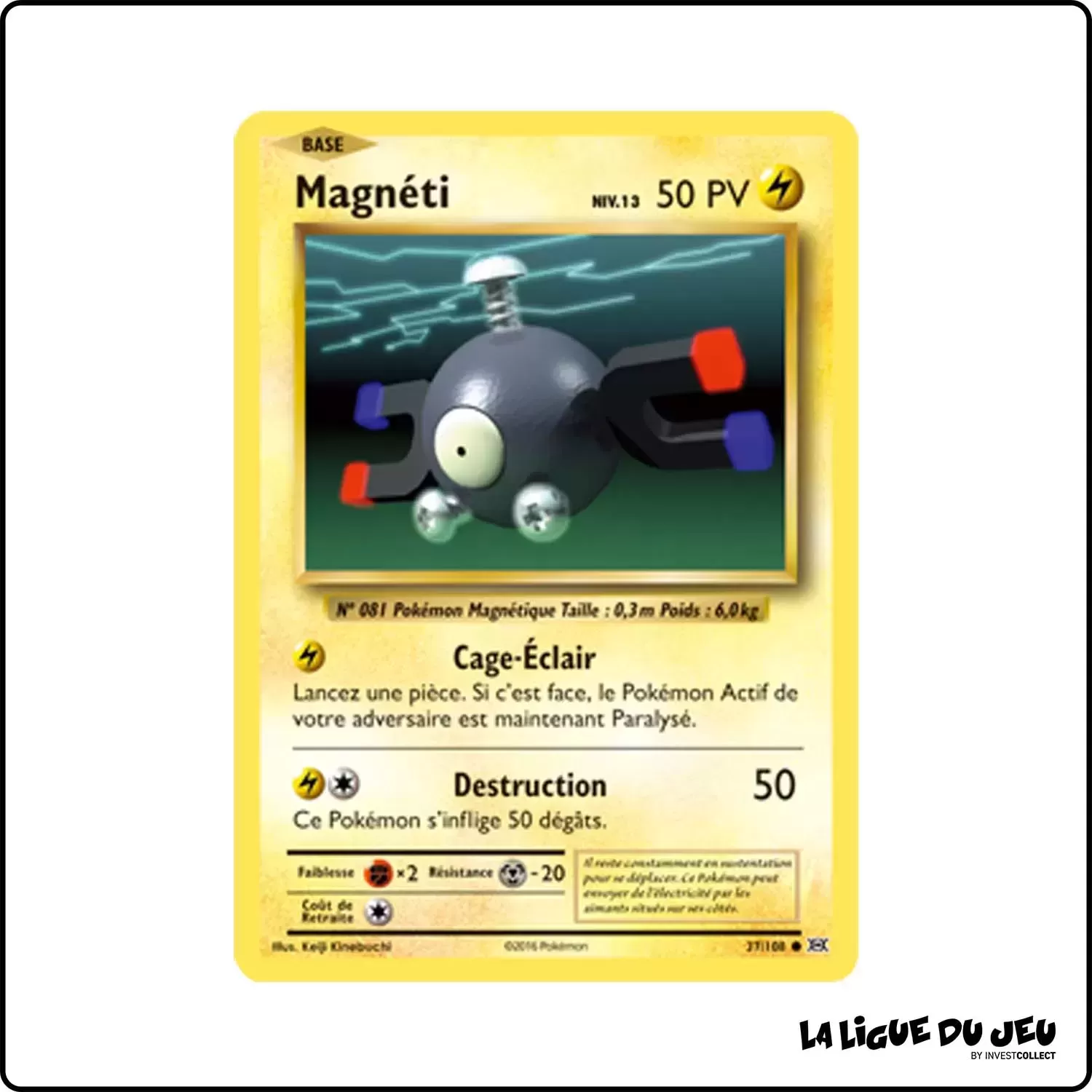 Commune - Pokemon - Évolutions - Magnéti 37/113 Pokemon Company - 1