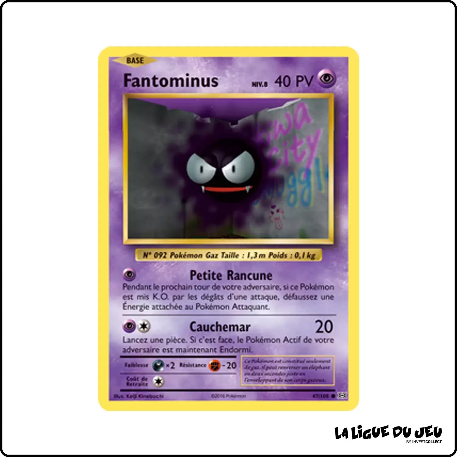 Commune - Pokemon - Évolutions - Fantominus 47/113 Pokemon Company - 1