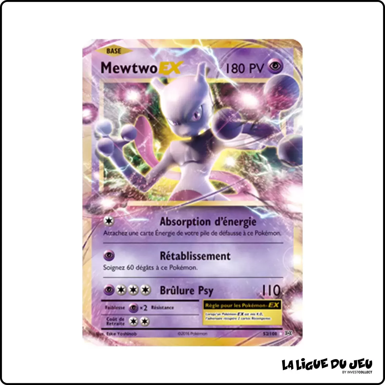 Ultra - Pokemon - Évolutions - Mewtwo EX 52/113 Pokemon Company - 1